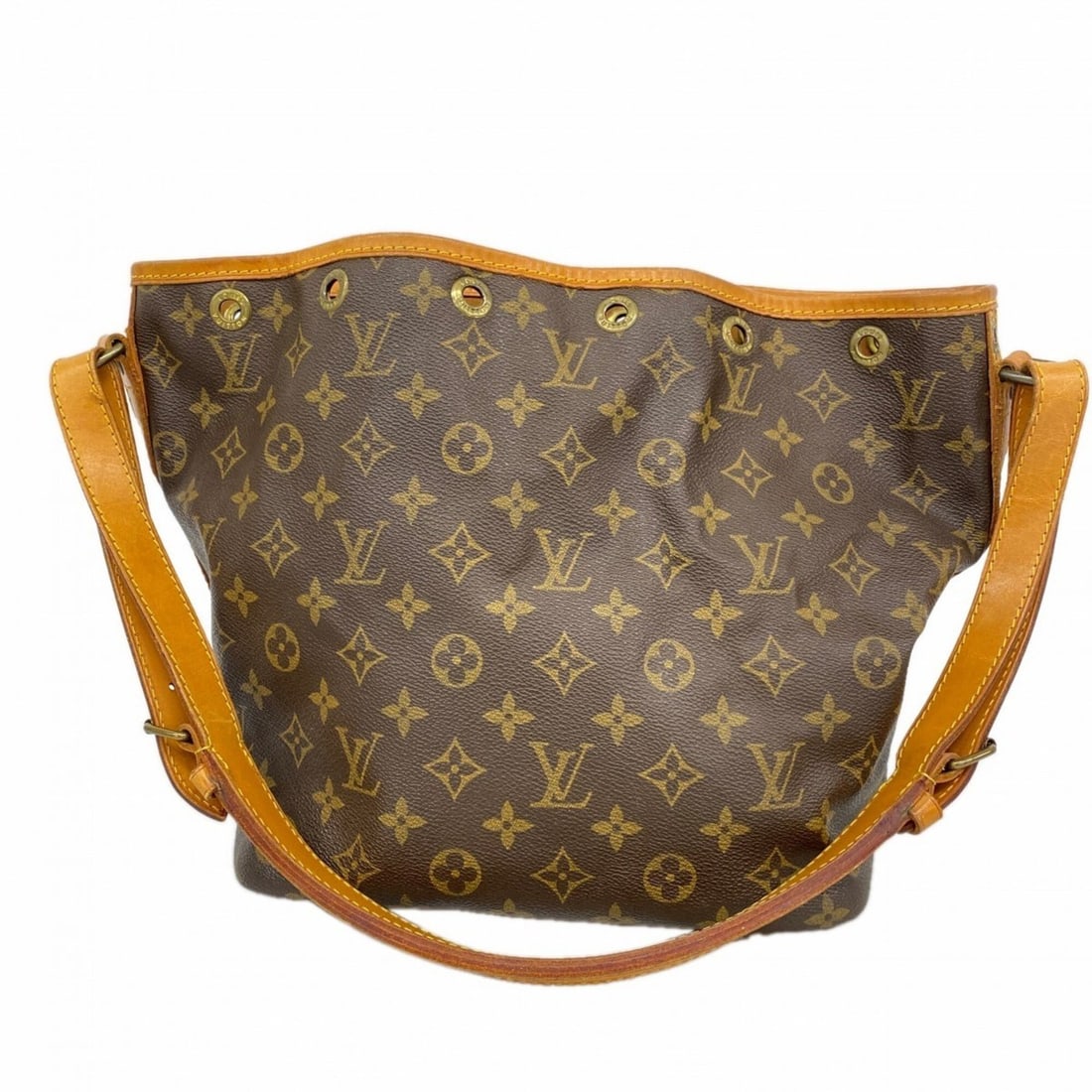 Louis Vuitton Monogram Petit Noé Shoulder Bag M42226 Brown Women's: --- Catalog ---Category: SizeSize (HxWxD): 26.5cm x 24cm x 18cm / 10.43'' x 9.44'' x 7.08''Category: DesignType: Shoulder bagColor: BrownGender: WomenCategory: GeneralMPN: M42226Brand: Louis Vuitton--