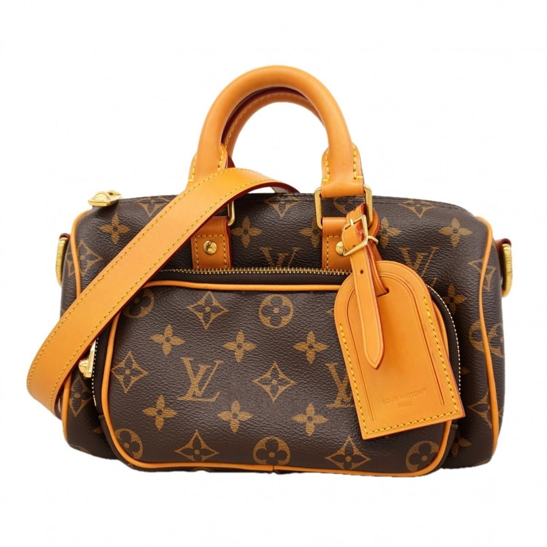 Louis Vuitton Monogram Archive Keepall Cargo 25 Handbag M14981 Brown 2-way bag for men and women: --- Catalog ---Category: SizeSize (HxWxD): 14.5cm x 24cm x 10.5cm / 5.7'' x 9.44'' x 4.13''Category: DesignType: HandbagColor: BrownGender: Men,WomenCategory: GeneralMPN: M14981Brand: Louis Vuitton---
