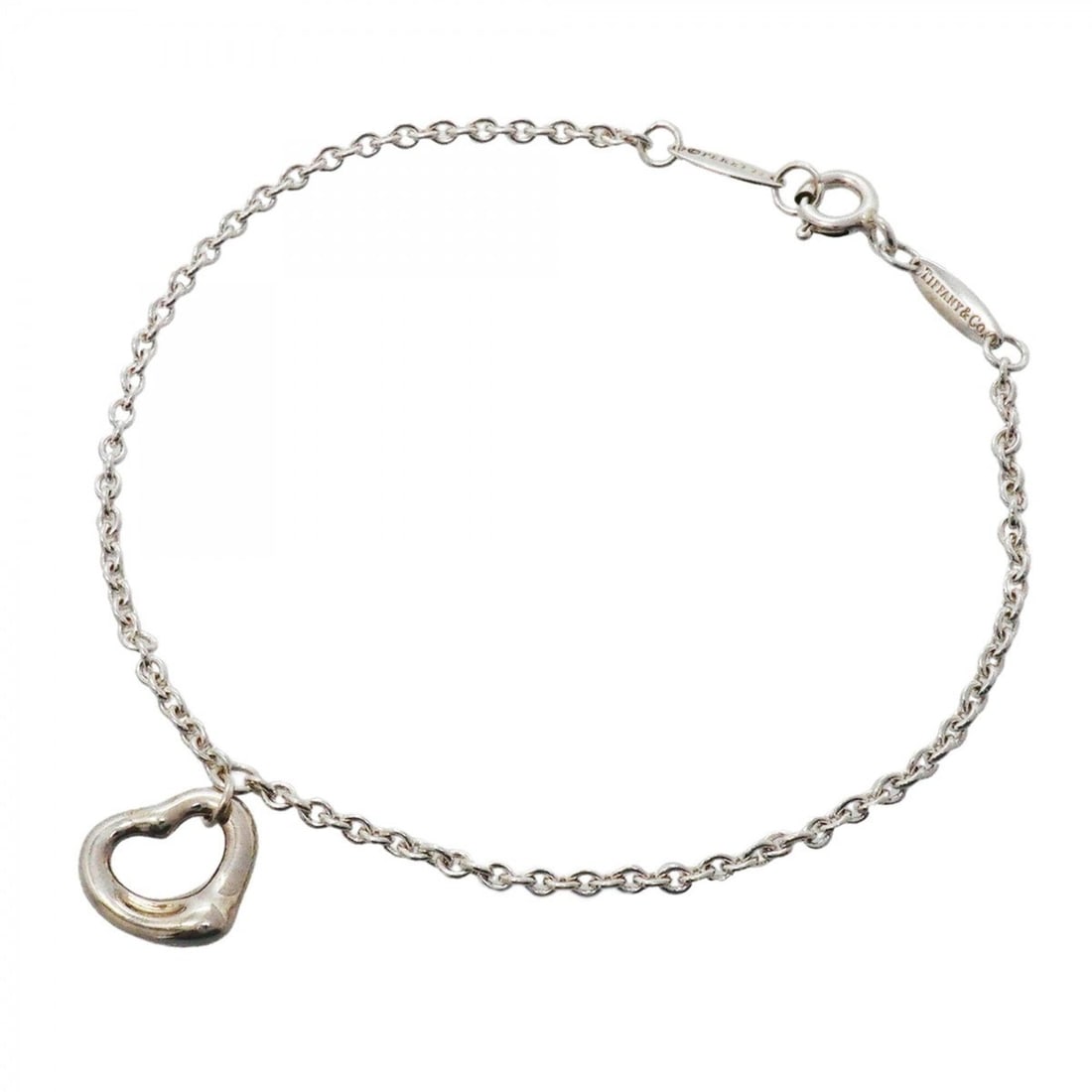 Tiffany & Co. Heart Bracelet, Sterling Silver 925, Women's: --- Catalog ---Category: SizeLength: 18cm / 7.08''Category: DesignType: Charm braceletGender: WomenMaterial: Silver 925Category: GeneralBrand: Tiffany--- Item List ---Section: ConditionRanking: Rank A
