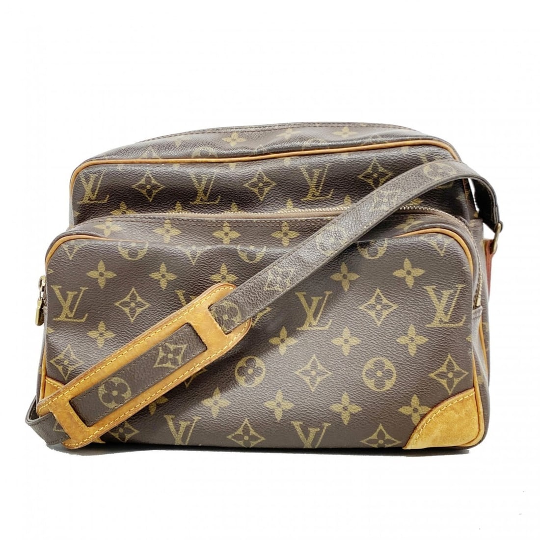 Louis Vuitton Monogram Nile Shoulder Bag M45244 Brown Women's: --- Catalog ---Category: SizeSize (HxWxD): 20cm x 28cm x 12cm / 7.87'' x 11.02'' x 4.72''Category: DesignType: Shoulder bagColor: BrownGender: WomenCategory: GeneralMPN: M45244Brand: Louis Vuitton--- 