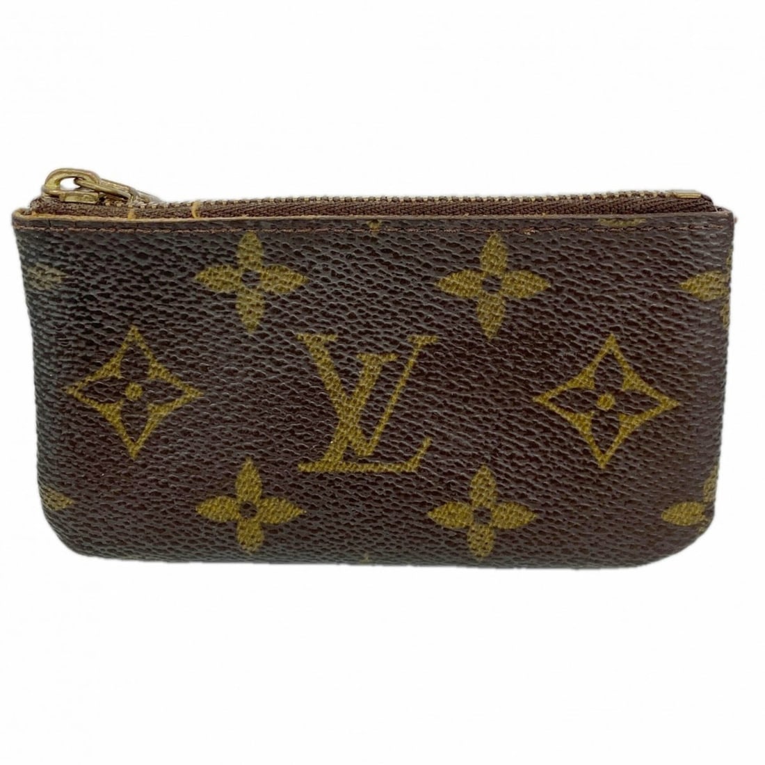Louis Vuitton Monogram Pochette Clé M62650 Brown Wallet/Coin Case for Men and Women: --- Catalog ---Category: SizeSize (HxWxD): 6cm x 11.5cm x 5.00mm / 2.36'' x 4.52'' x 0.19''Category: DesignType: Coin purse/coin caseColor: BrownGender: Men,WomenCategory: GeneralMPN: M62650Brand: Lou