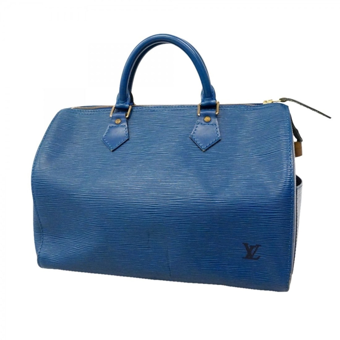 Louis Vuitton Epi Speedy 30 Handbag M43005 Toledo Blue Women's: --- Catalog ---Category: SizeSize (HxWxD): 22cm x 32.5cm x 18cm / 8.66'' x 12.79'' x 7.08''Category: DesignType: HandbagColor: Toledo blueGender: WomenCategory: GeneralMPN: M43005Brand: Louis Vuitton-