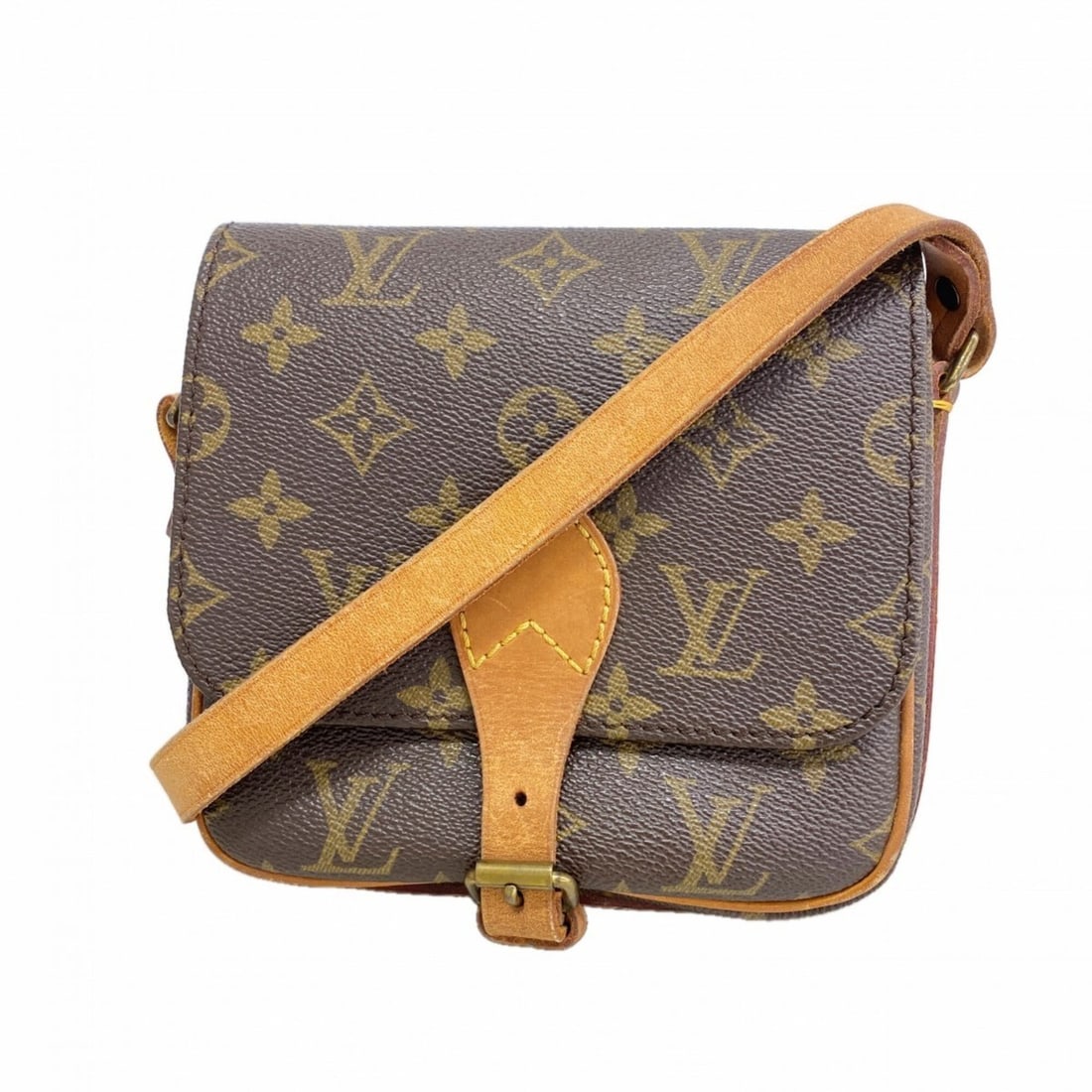 Louis Vuitton Monogram Mini Cartouchiere Shoulder Bag M51254 Brown Women's: --- Catalog ---Category: SizeSize (HxWxD): 16.5cm x 16.5cm x 5cm / 6.49'' x 6.49'' x 1.96''Category: DesignType: Shoulder bagColor: BrownGender: WomenCategory: GeneralMPN: M51254Brand: Louis Vuitton--