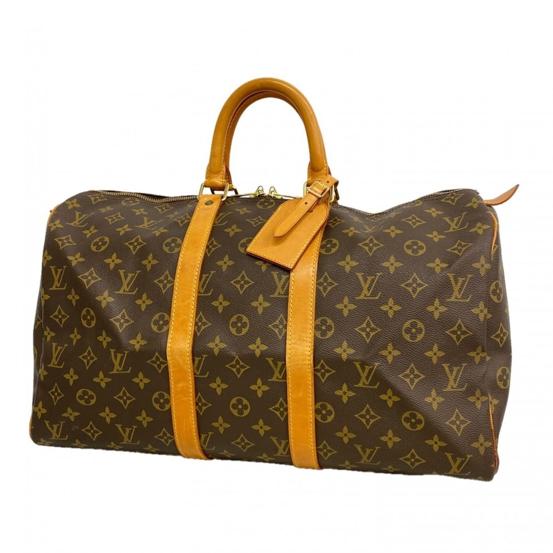 Louis Vuitton Bags - Boston Monogram Keepall 45 M41428 Brown Men's & Women's: --- Catalog ---Category: SizeSize (HxWxD): 27cm x 46.5cm x 20.5cm / 10.62'' x 18.3'' x 8.07''Category: DesignType: Boston bagColor: BrownGender: Men,WomenCategory: GeneralMPN: M41428Brand: Louis Vuitt