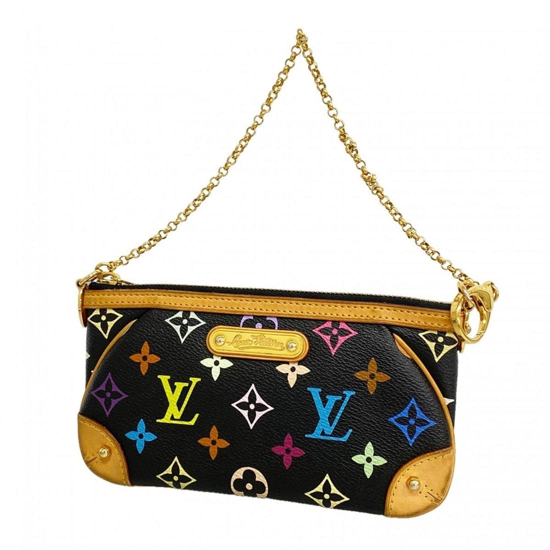 Louis Vuitton Monogram Multicolor Pochette Mira MM M60097 Noir (Women's Bag/Pouch): --- Catalog ---Category: SizeSize (HxWxD): 10.5cm x 20cm x 1cm / 4.13'' x 7.87'' x 0.39''Category: DesignType: PouchColor: NoirGender: WomenCategory: GeneralMPN: M60097Brand: Louis Vuitton--- Item Lis