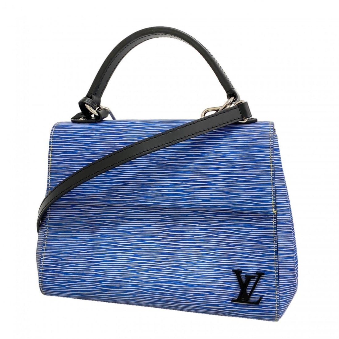Louis Vuitton Epi Denim Cluny BB Handbag M51392 Light 2-way bag for women: --- Catalog ---Category: SizeSize (HxWxD): 20cm x 25cm x 9.5cm / 7.87'' x 9.84'' x 3.74''Category: DesignType: HandbagColor: BlueGender: WomenCategory: GeneralMPN: M51392Brand: Louis Vuitton--- Item L