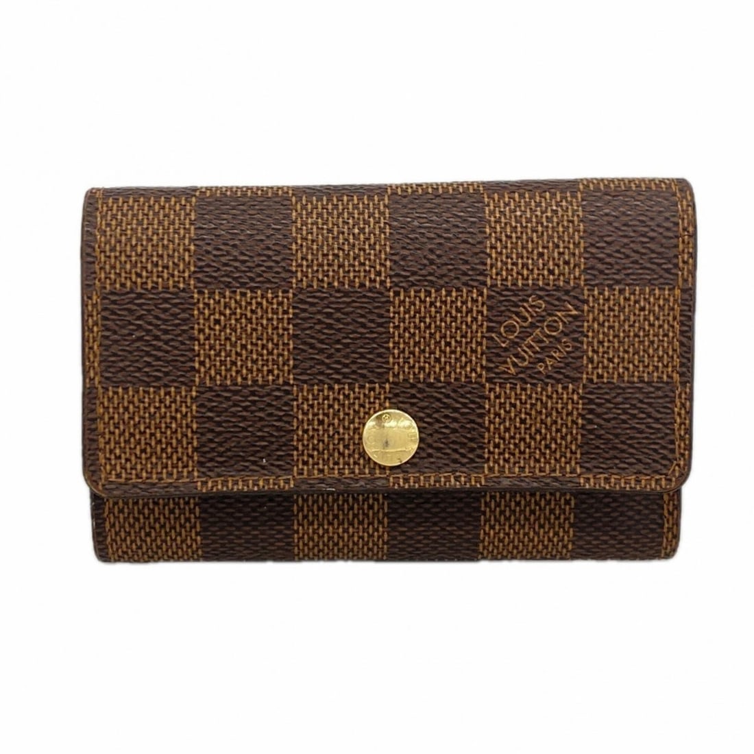 Louis Vuitton Accessories/Key Case Damier Multicles 6 N62630 Ebene Men's/Women's: --- Catalog ---Category: DesignType: KeycaseColor: EbeneGender: Men,WomenCategory: GeneralMPN: N62630Brand: Louis VuittonCategory: Physical PropertiesSize (HxWxD): 7cm x 10.5cm x 1.5cm / 2.75'' x 4.13