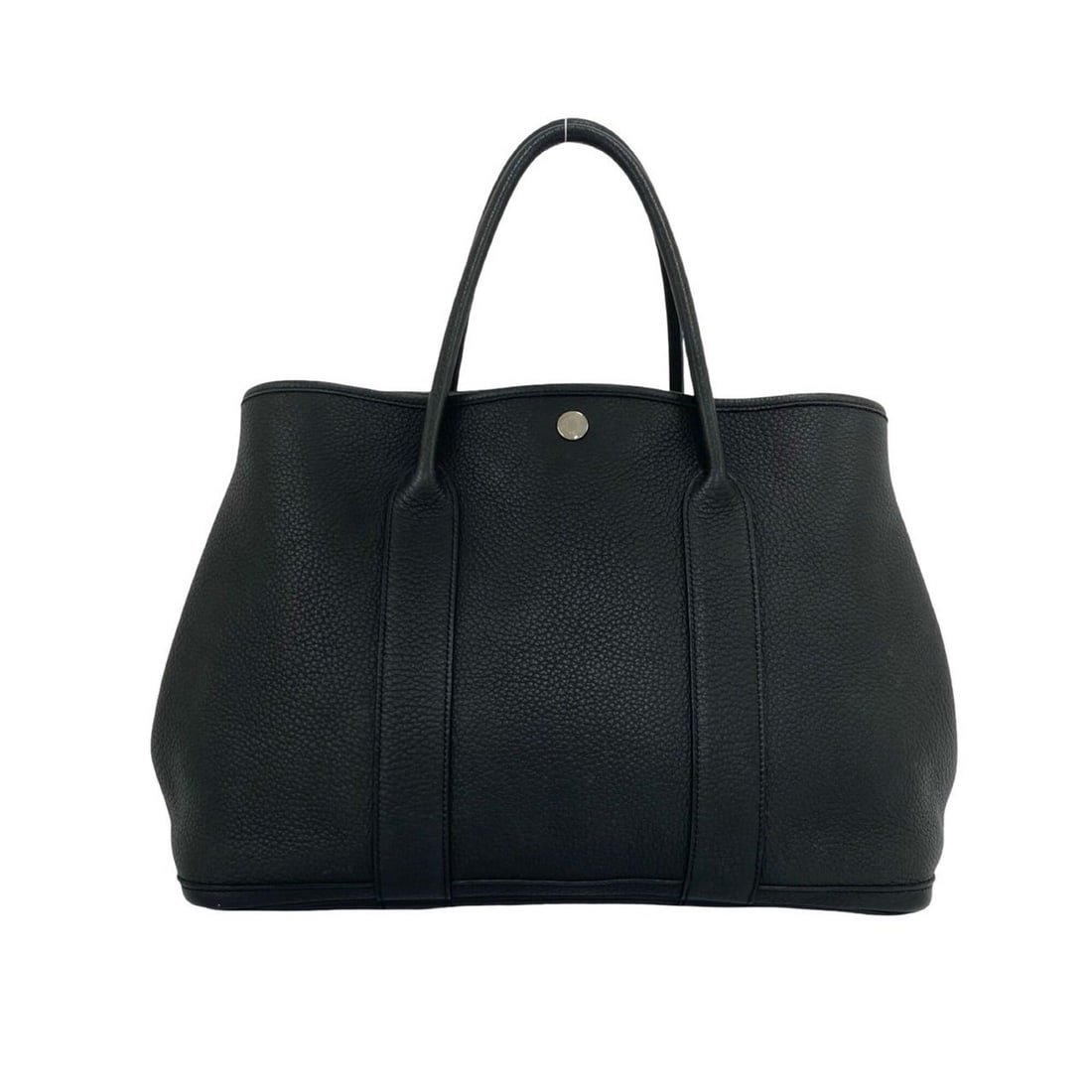 HERMES Garden Party PM Negonda Leather Tote Bag, Handbag, Business Black 83131 (1 of 10)