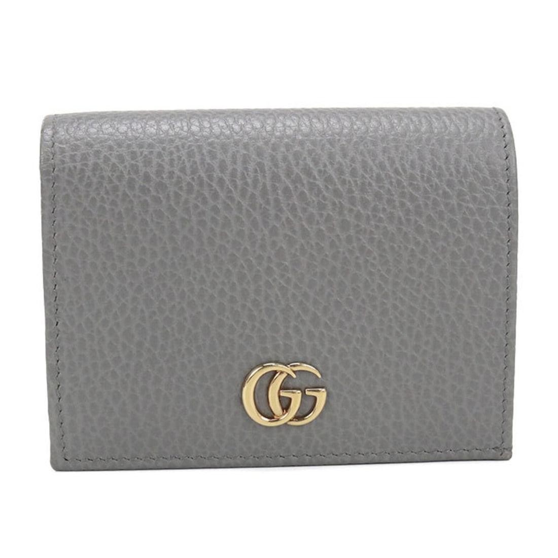 GUCCI Bi-fold Wallet 456126 Small Double G Women's Gray: --- Catalog ---Category: SizeSize (HxWxD): 8cm x 11cm x 2.5cm / 3.14'' x 4.33'' x 0.98''Category: DesignType: Wallet (bi-fold)Color: GrayGender: WomenMaterial: Leather Category: GeneralMPN: 456126Bran