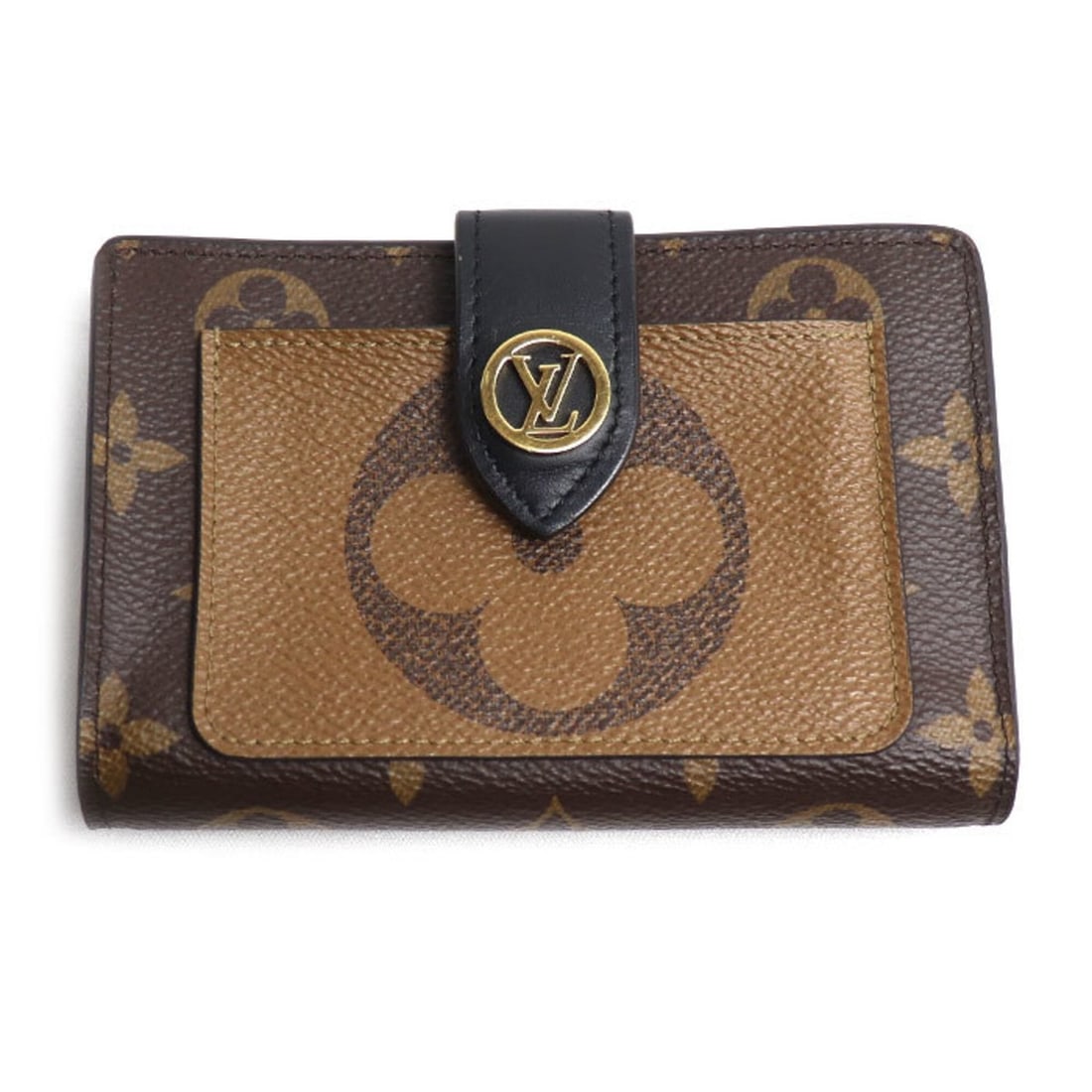 LOUIS VUITTON Louis Vuitton Portefeuille Juliette Bi-fold Wallet Monogram Giant Reverse Brown M69432: --- Catalog ---Category: SizeSize (HxWxD): 9cm x 13cm x 2cm / 3.54'' x 5.11'' x 0.78''Category: DesignType: Wallet (bi-fold)Color: BrownGender: WomenMaterial: Monogram Category: GeneralMPN: M69432Bran
