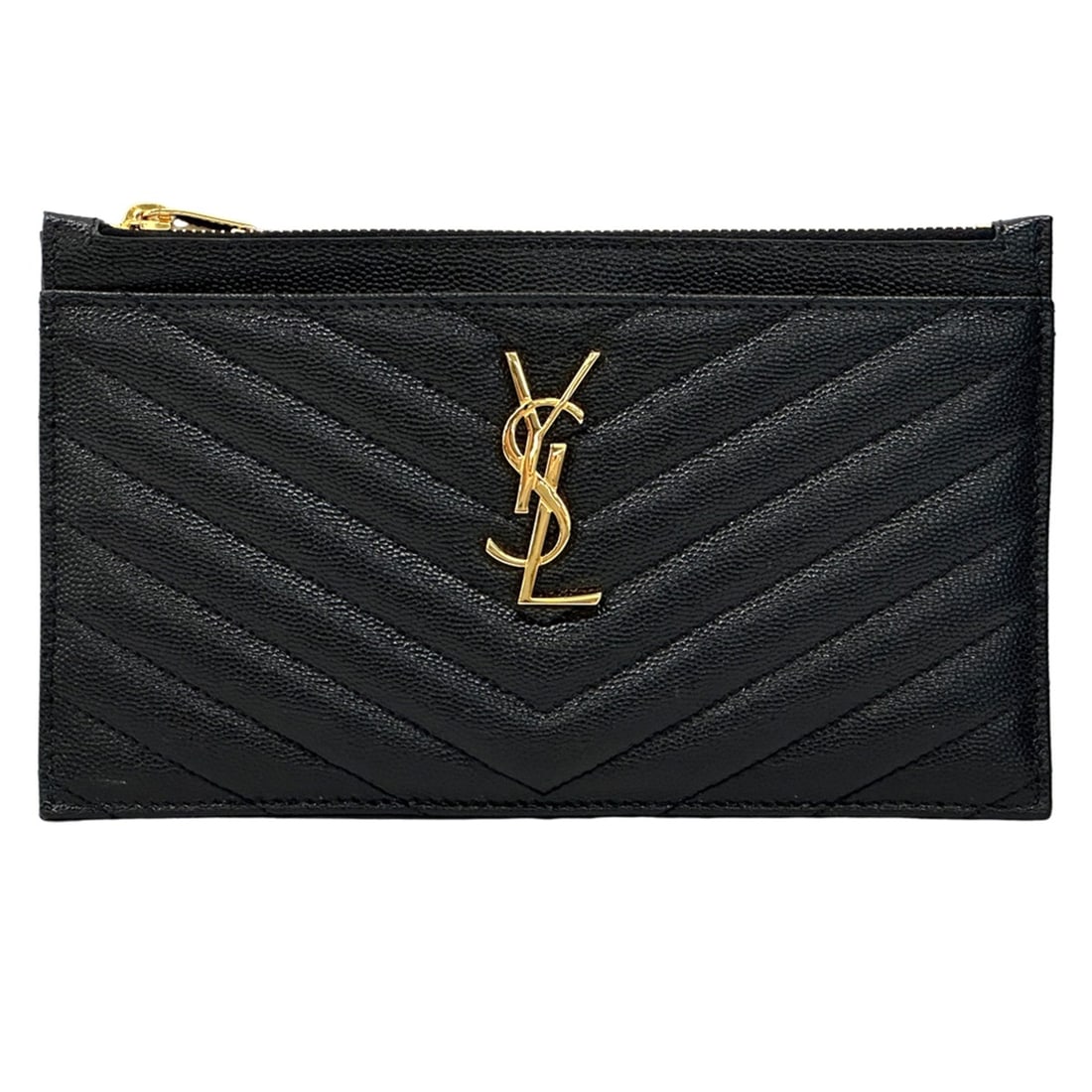 Saint Laurent handbag/pouch for women and men, black with gold hardware, quilted, 636312.: --- Catalog ---Category: SizeSize (HxWxD): 11.5cm x 20.5cm / 4.52'' x 8.07''Category: DesignType: Handbag, PouchColor: BlackGender: Men,WomenMaterial: Leather Category: GeneralMPN: 636312Brand: Saint 