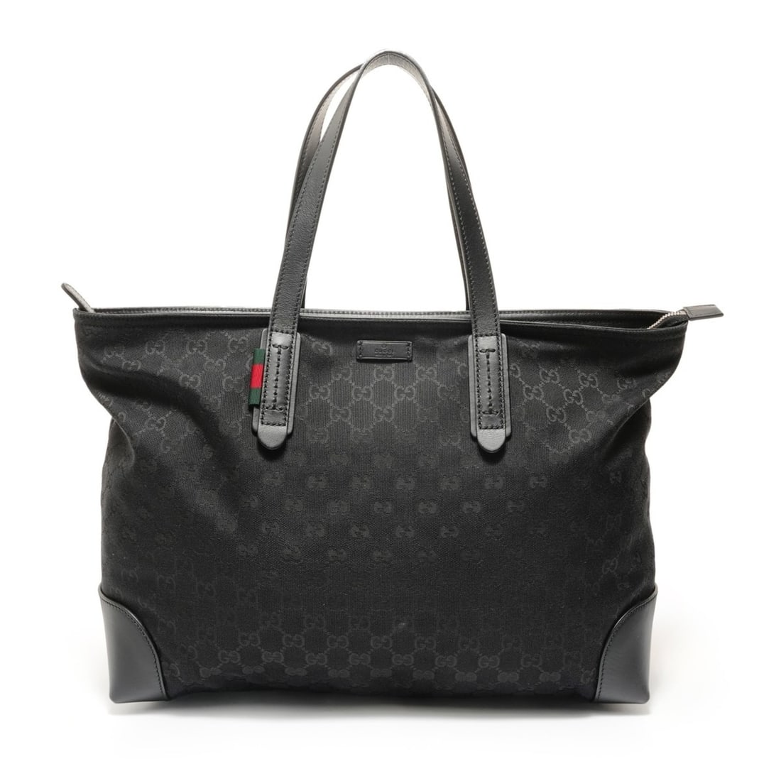 Gucci GG Canvas Tote Bag, Black: --- Catalog ---Category: SizeHandle Drop: 18.00cm / 7.09''Size (HxWxD): 29cm x 44cm x 13cm / 11.41'' x 17.32'' x 5.11''Category: DesignType: Tote bagColor: BlackGender: Unisex,Women,MenMaterial: GG ca