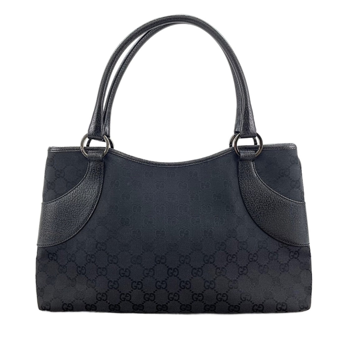 Gucci tote bag, black: --- Catalog ---Category: SizeSize (HxWxD): 22cm x 36cm x 5cm / 8.66'' x 14.17'' x 1.96''Category: DesignType: Tote bagColor: BlackGender: WomenCategory: GeneralBrand: GucciCountry of Origin: Italy--- 