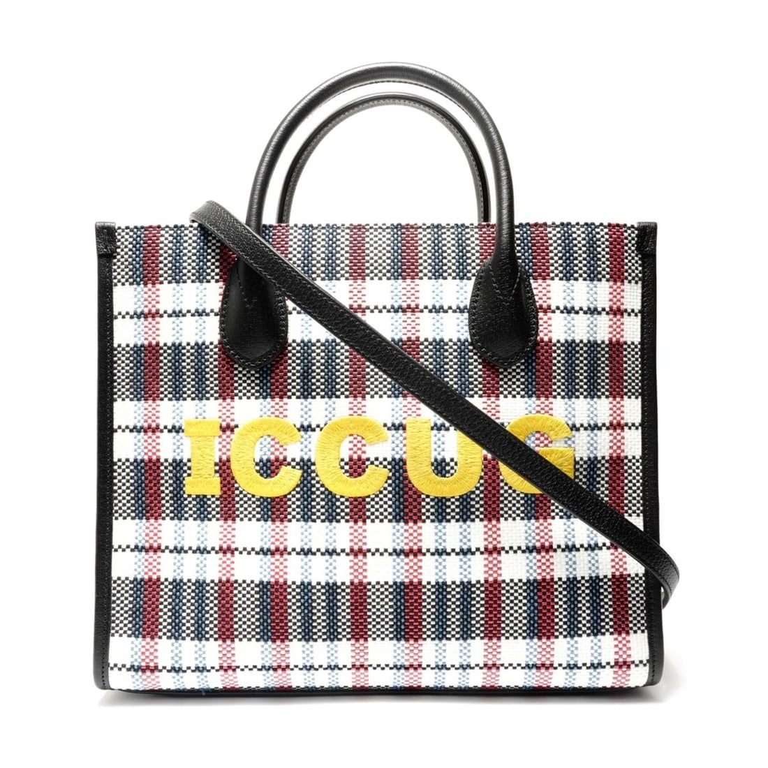 Gucci embroidered nylon raffia 2-way handbag, multicolor: --- Catalog ---Category: SizeSize (HxWxD): 26cm x 30.5cm x 12cm / 10.23'' x 12'' x 4.72''Category: DesignType: HandbagColor: Multi-colorGender: WomenCategory: GeneralBrand: GucciCountry of Origin: Ita