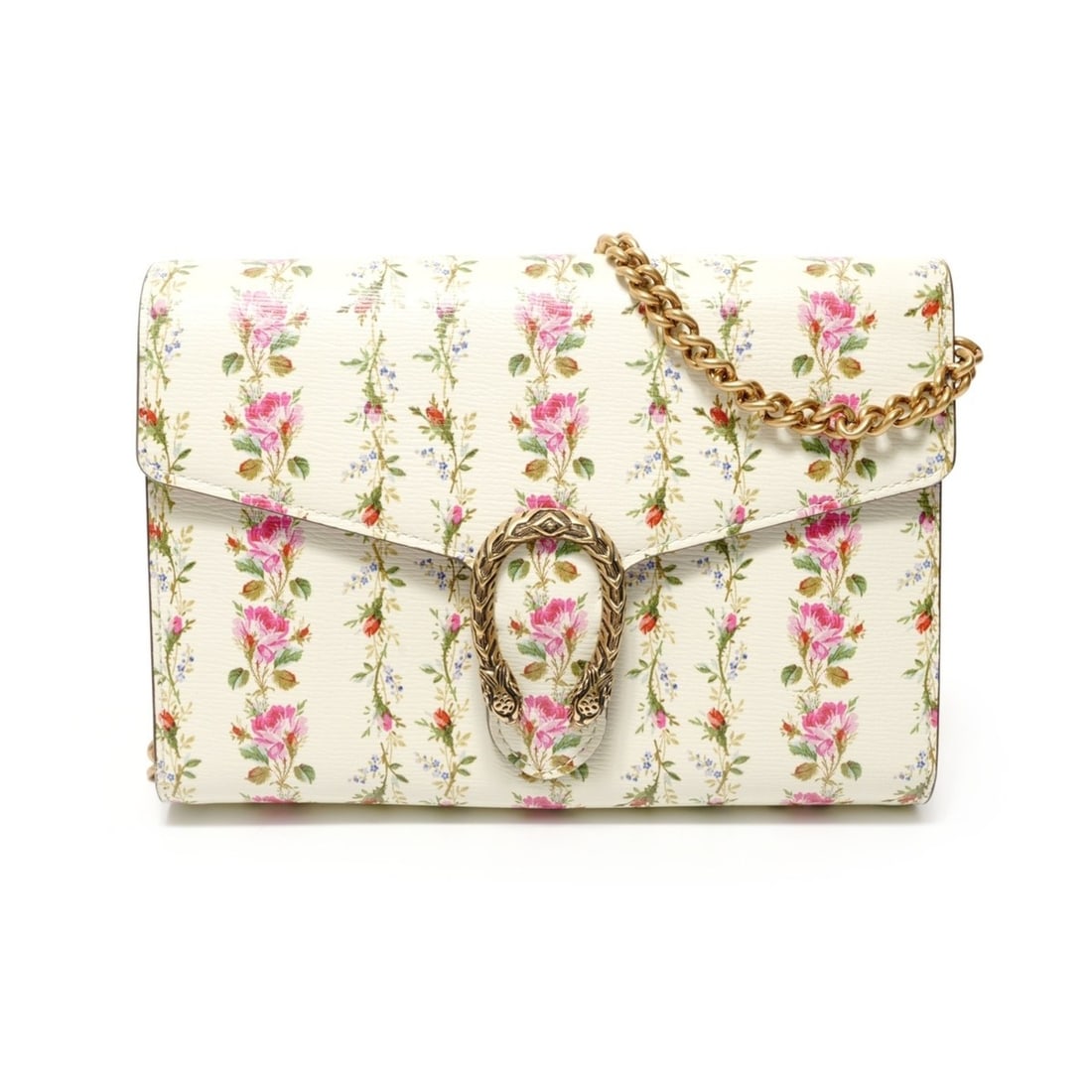 Gucci Dionysus Chain Shoulder Bag, Flower Leather Multicolor: --- Catalog ---Category: SizeSize (HxWxD): 14cm x 20cm x 3.5cm / 5.51'' x 7.87'' x 1.37''Category: DesignType: Shoulder bagColor: Multi-colorGender: WomenCategory: GeneralBrand: GucciCountry of Origin