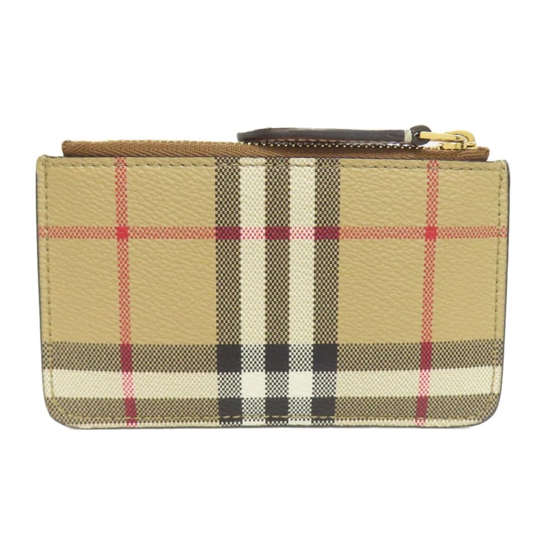 Burberry Nova Check Wallet/Coin Case Leather Women's BURBERRY: --- Catalog ---Category: SizeSize (HxWxD): 8cm x 13cm x 5.00mm / 3.14'' x 5.11'' x 0.19''Category: DesignType: Coin purse/coin caseColor: BeigeGender: WomenClosure: ZipperMaterial: Leather Category: G
