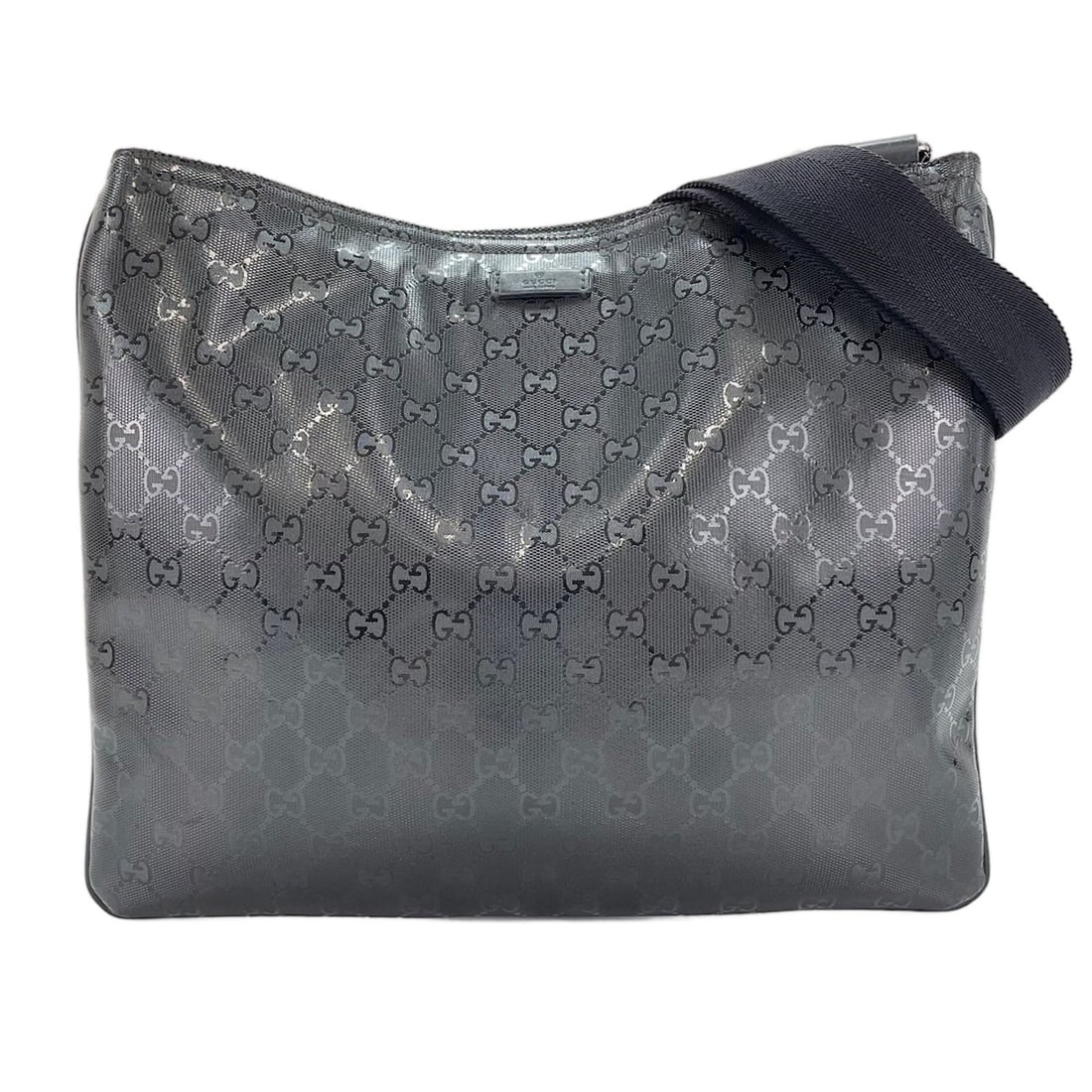 Gucci GG Imprime Shoulder Bag, Black: --- Catalog ---Category: SizeSize (HxWxD): 30cm x 35cm x 5.00mm / 11.81'' x 13.77'' x 0.19''Strap Length: 32cm - 63cm / 12.59'' - 24.8''Category: DesignType: Shoulder bagColor: BlackGender: WomenMater