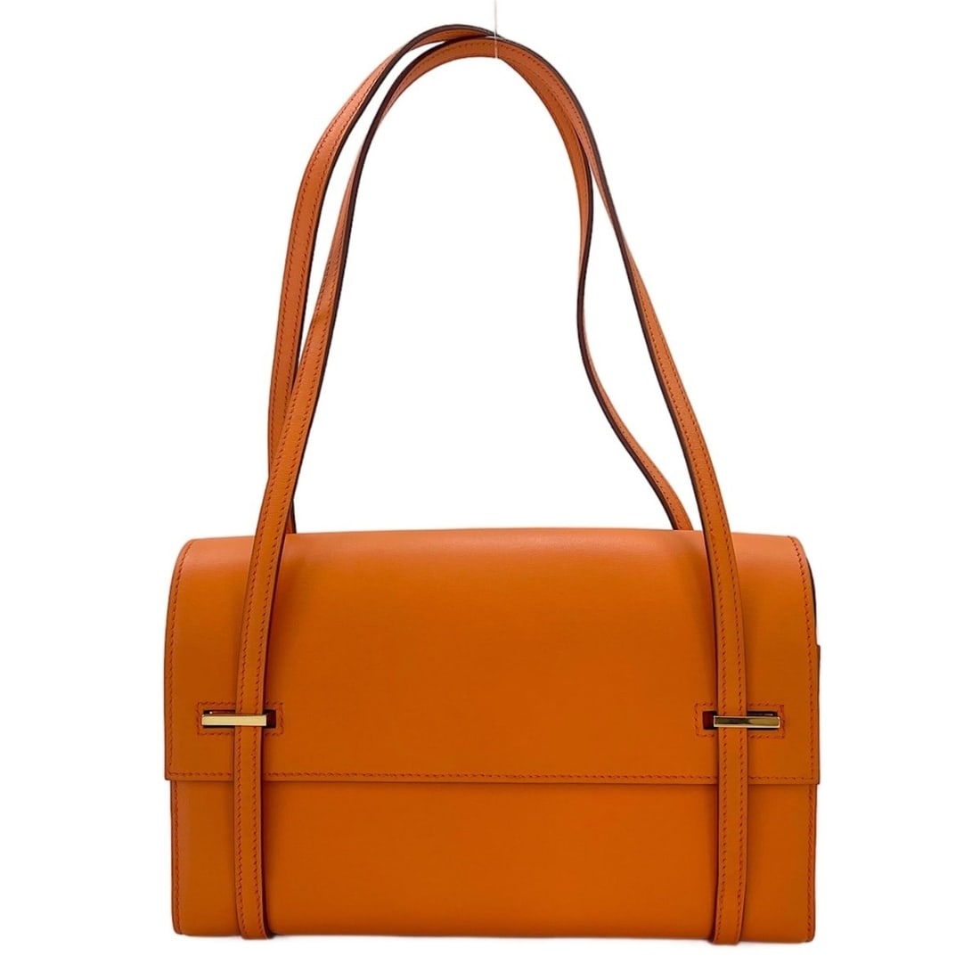 Hermes HERMES Cracket Shoulder Bag Orange: --- Catalog ---Category: SizeSize (HxWxD): 15cm x 24cm x 6cm / 5.9'' x 9.44'' x 2.36''Strap Length: 65cm / 25.59''Category: DesignType: Shoulder bagColor: OrangeGender: WomenCategory: GeneralBrand: He