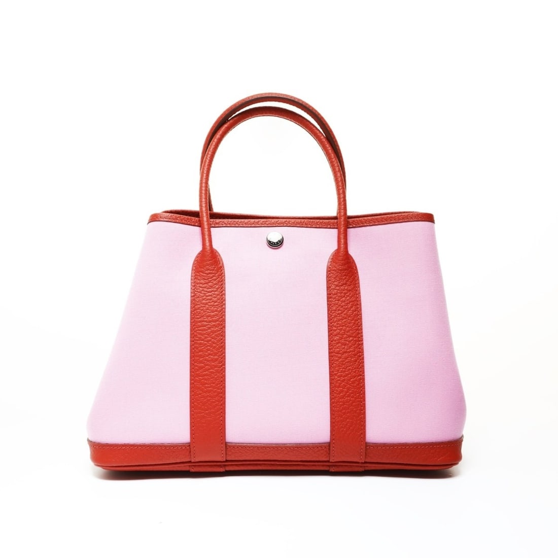 Hermes Garden Party TPM Rouge Duchess handbag, pink: --- Catalog ---Category: SizeSize (HxWxD): 21cm x 30cm x 13cm / 8.26'' x 11.81'' x 5.11''Category: DesignType: HandbagColor: PinkGender: WomenCategory: GeneralBrand: HermesCountry of Origin: France---
