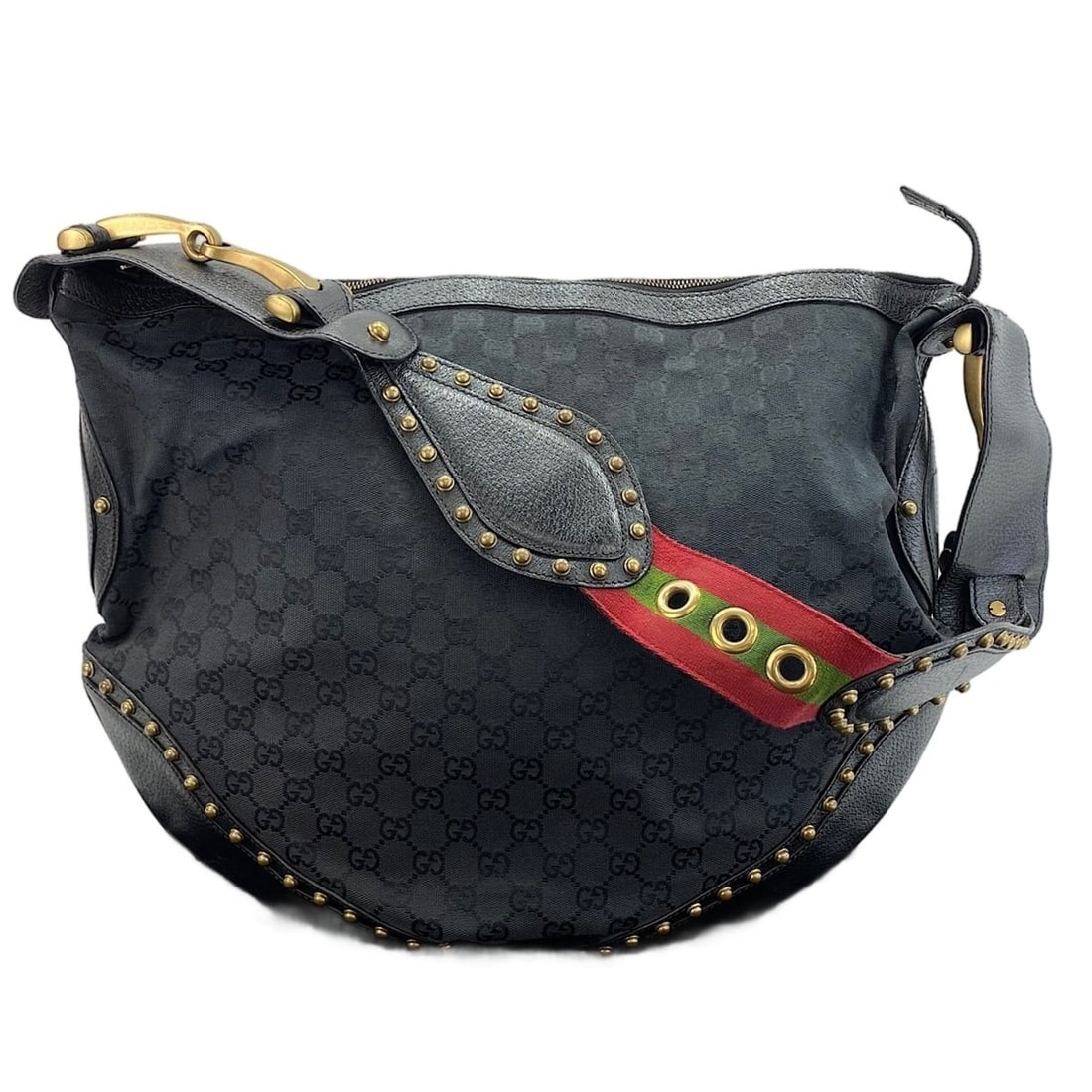 Gucci shoulder bag, black: --- Catalog ---Category: SizeSize (HxWxD): 37cm x 46cm x 2cm / 14.56'' x 18.11'' x 0.78''Category: DesignType: Shoulder bagColor: BlackGender: WomenCategory: GeneralBrand: GucciCountry of Origin: Ital