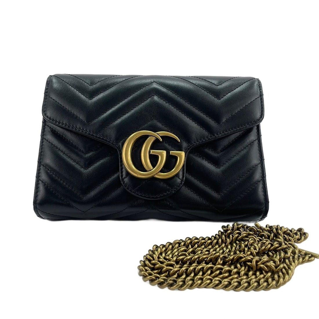 Gucci GG Marmont 2-Way Shoulder Bag, Black (1 of 13)