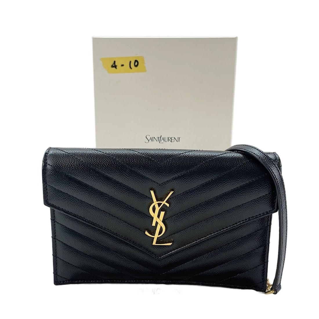 Yves Saint Laurent Cassandra Shoulder Bag, Black: --- Catalog ---Category: SizeSize (HxWxD): 13cm x 19cm x 3cm / 5.11'' x 7.48'' x 1.18''Category: DesignType: Shoulder bagColor: BlackGender: WomenCategory: GeneralBrand: Yves Saint LaurentCountry of O