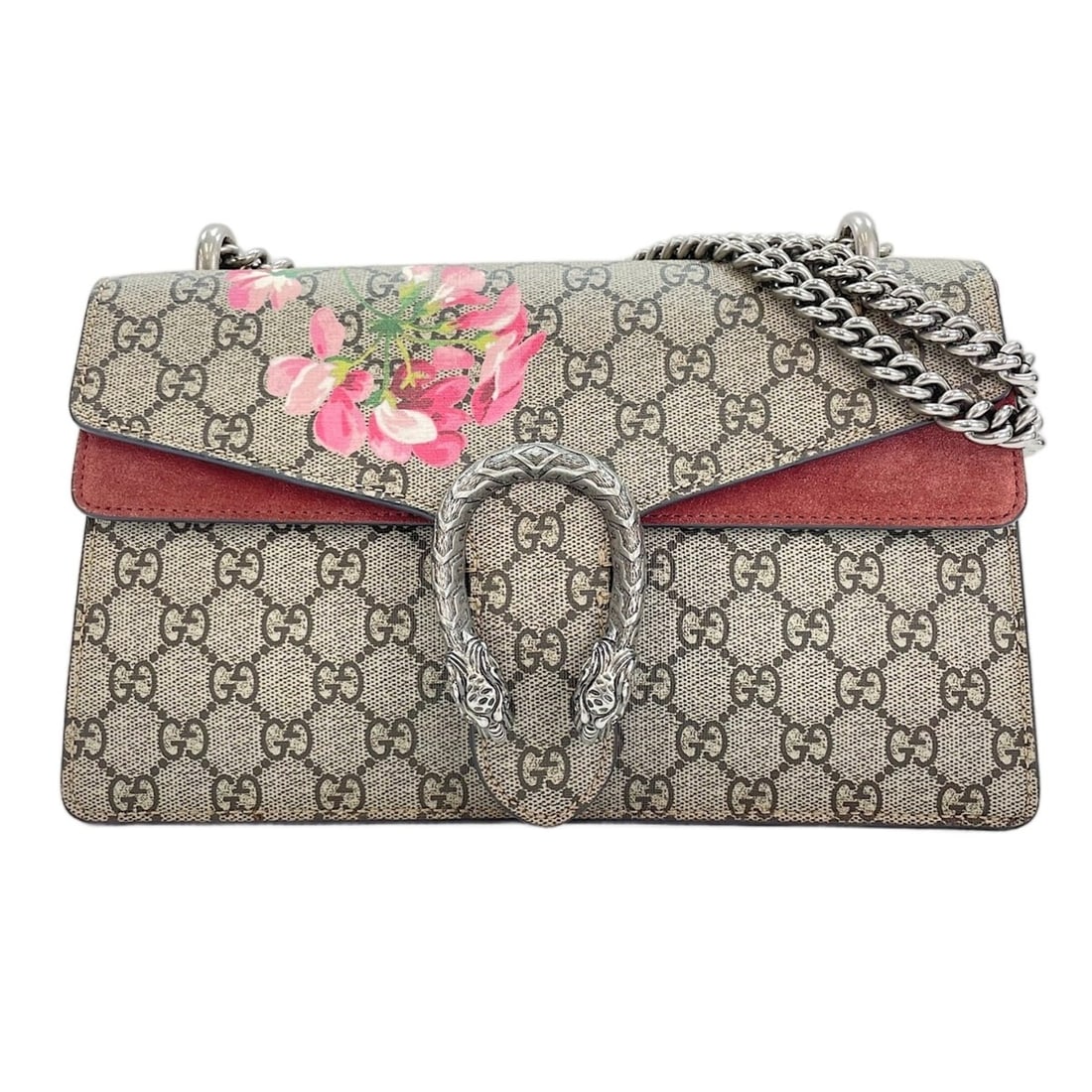 Gucci Dionysus GG Blooms Shoulder Bag, Beige: --- Catalog ---Category: SizeSize (HxWxD): 17cm x 27cm x 7.5cm / 6.69'' x 10.62'' x 2.95''Strap Length: 47cm / 18.5''Category: DesignType: Shoulder bagColor: BeigeGender: WomenCategory: GeneralLine: G