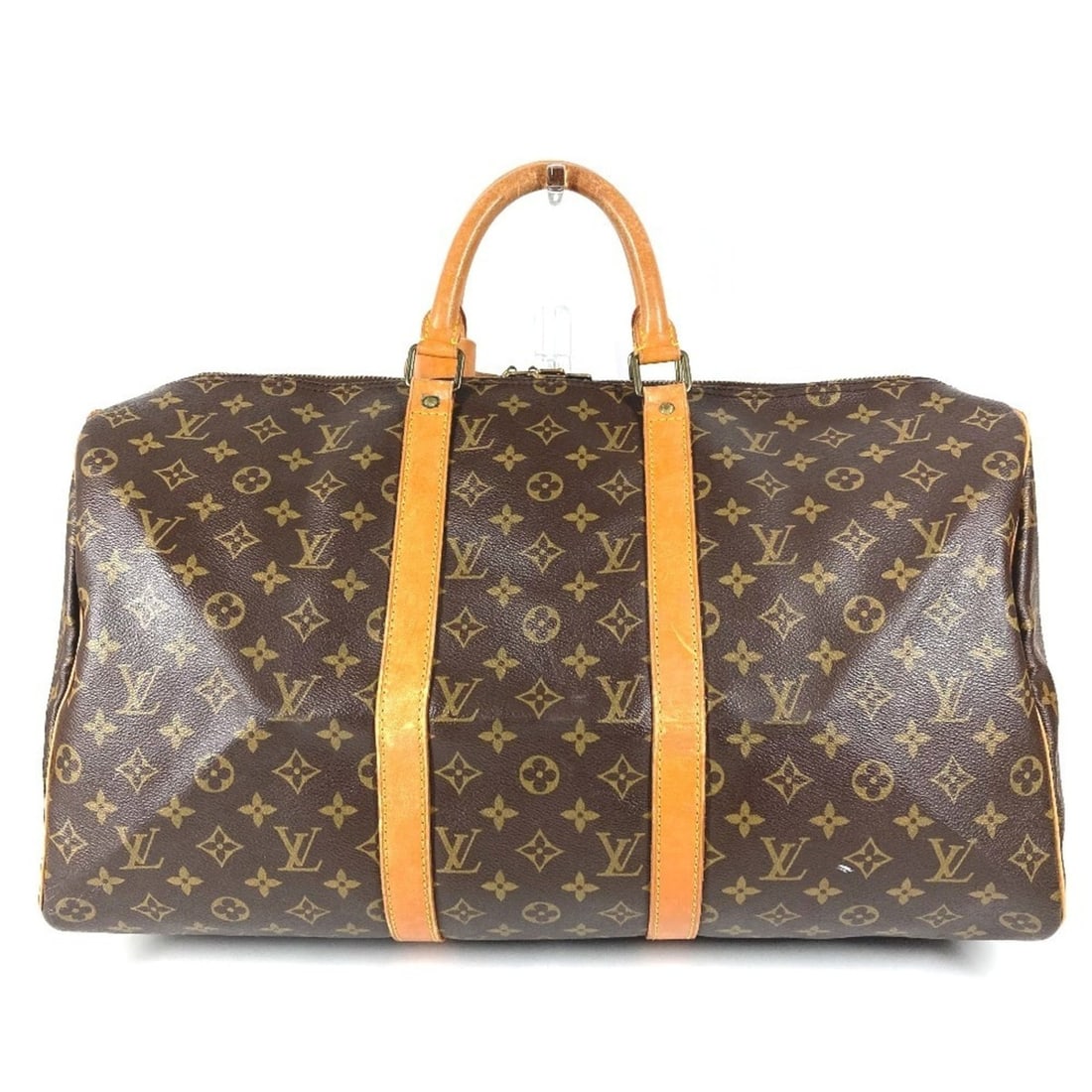 LOUIS VUITTON M41426 Monogram Keepall 50 Travel Bag Handbag Boston Canvas Men's Women's Brown: --- Catalog ---Category: SizeSize (HxWxD): 26.5cm x 51cm x 22cm / 10.43'' x 20.07'' x 8.66''Category: DesignType: Boston bag, HandbagColor: BrownGender: Men,Women,UnisexMaterial: Monogram Category: Ge