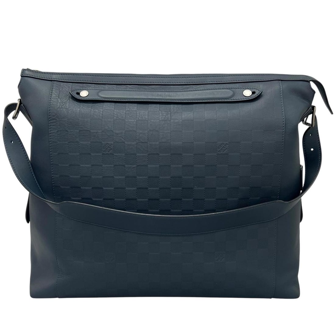 LOUIS VUITTON Louis Vuitton Duplex Shoulder Bag Damier Infini Blue Men's: --- Catalog ---Category: SizeSize (HxWxD): 40cm x 44.5cm x 9cm / 15.74'' x 17.51'' x 3.54''Category: DesignType: Shoulder bagColor: BlueGender: MenMaterial: Damier Infini Category: GeneralBrand: Louis
