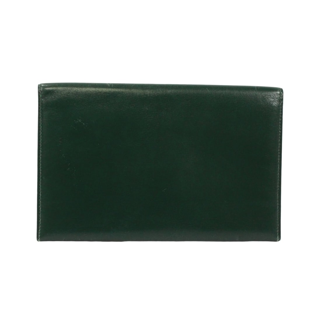 HERMES Hermes Bi-fold Long Wallet, Box Calf Leather, Green, Men's: --- Catalog ---Category: SizeSize (HxWxD): 11cm x 17.5cm x 7.00mm / 4.33'' x 6.88'' x 0.27''Category: DesignType: Long wallet (bi-fold)Color: GreenGender: MenMaterial: Box calf leather Category: Gener