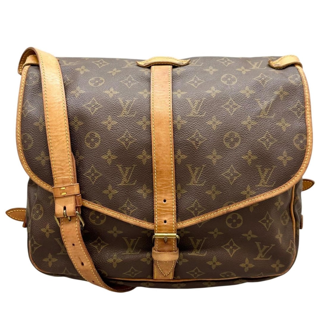 LOUIS VUITTON Saumur 35 M42254 Shoulder Bag, Monogram Canvas, Brown, Women's: --- Catalog ---Category: SizeSize (HxWxD): 25cm x 35cm x 27.5cm / 9.84'' x 13.77'' x 10.82''Category: DesignType: Shoulder bagColor: BrownGender: WomenMaterial: Monogram Category: GeneralMPN: M42254Br