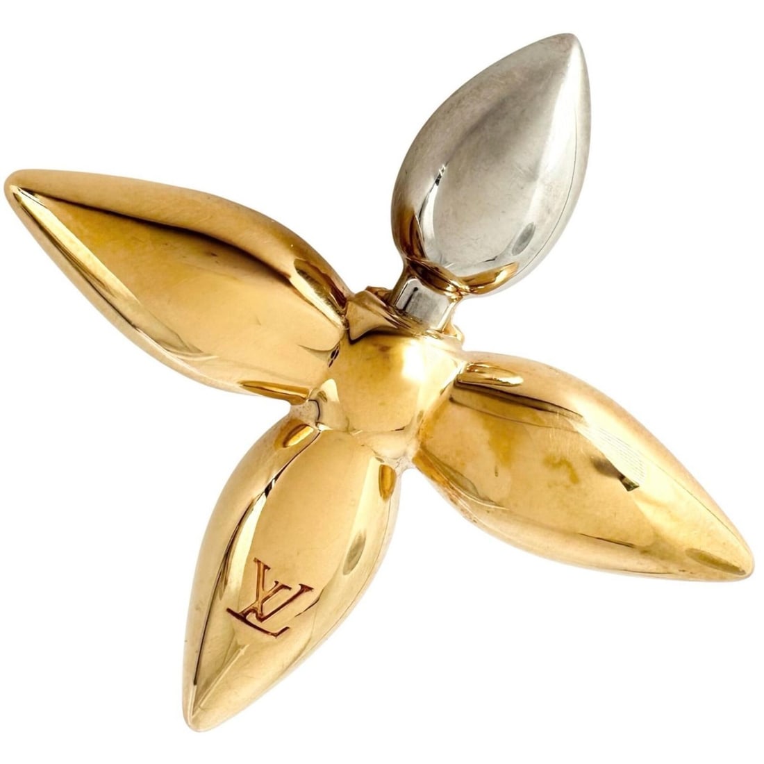 LOUIS VUITTON Louis Vuitton Barrette Louisette M00800 Hair Accessory Metal Gold Silver Women's: --- Catalog ---Category: SizeSize (LxW): 4cm x 4cm / 1.57'' x 1.57''Category: DesignType: BarretteColor: Gold, SilverGender: WomenMaterial: MetalCategory: GeneralMPN: M00800Brand: Louis VuittonCountry