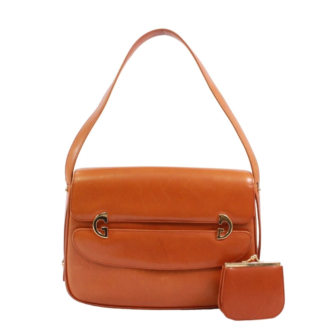 GUCCI Vintage Leather Shoulder Bag, Brown, Women's: --- Catalog ---Category: SizeSize (HxWxD): 21cm x 28cm x 5cm / 8.26'' x 11.02'' x 1.96''Category: DesignType: Shoulder bagColor: BrownGender: WomenMaterial: Leather Category: GeneralBrand: GucciCountr