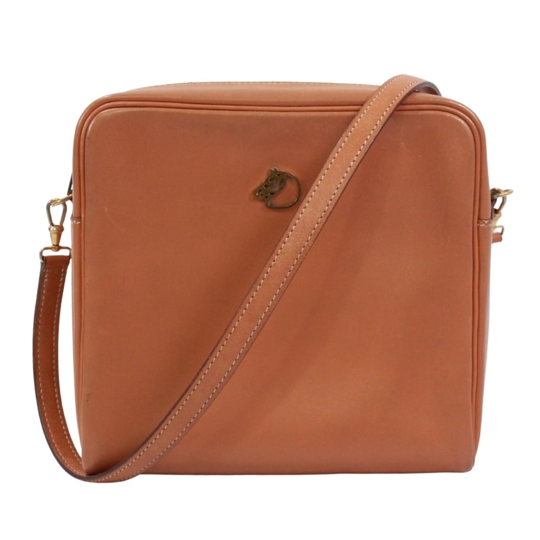 HERMES Jockey Mini Shoulder Bag, Vache Brown, for Women: --- Catalog ---Category: SizeSize (HxWxD): 17cm x 16cm x 6cm / 6.69'' x 6.29'' x 2.36''Category: DesignType: Shoulder bagColor: BrownGender: WomenMaterial: Vache leather Category: GeneralBrand: Hermes