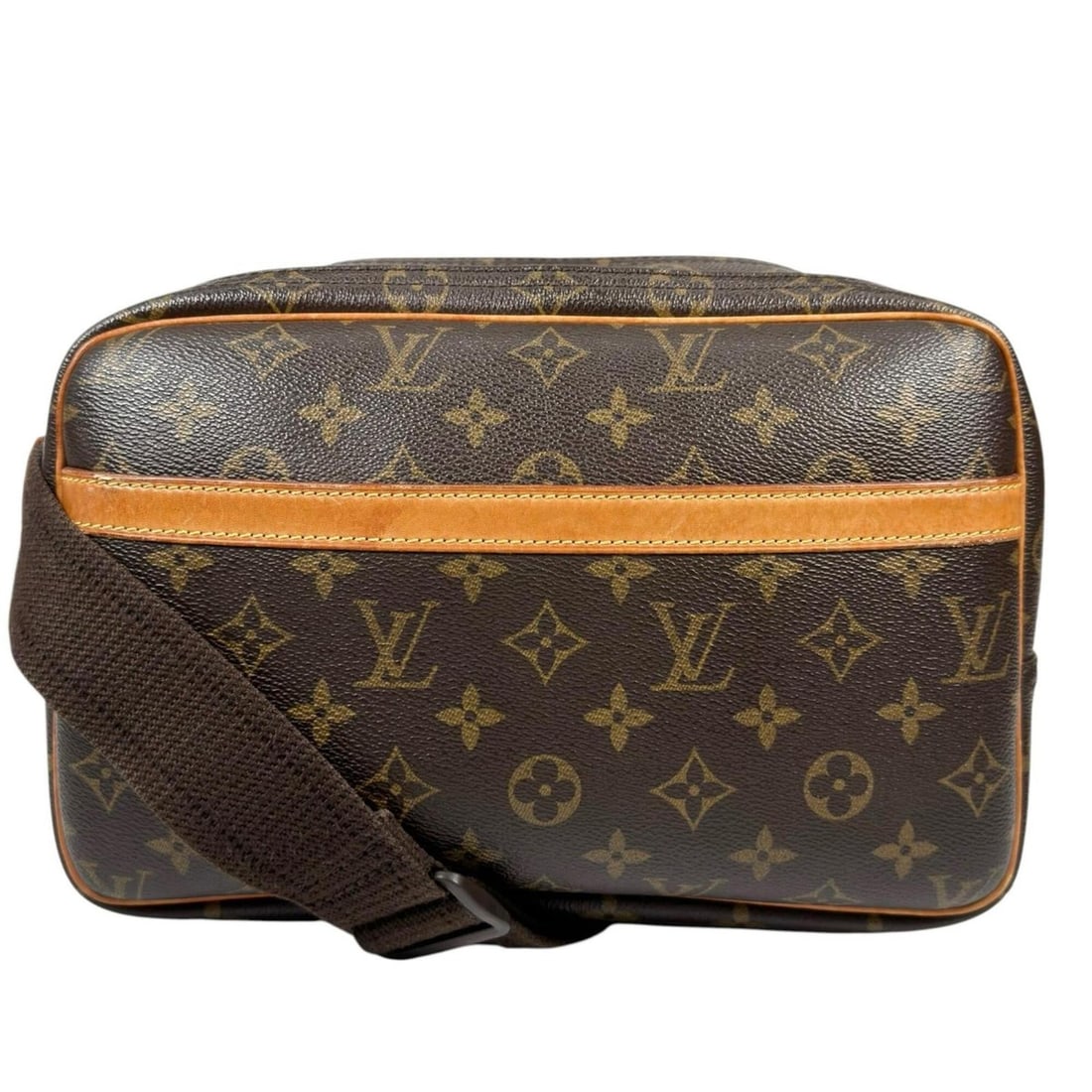 LOUIS VUITTON Reporter PM M45254 Shoulder Bag, Monogram Canvas, Brown, Gold Hardware, Men's/Women's: --- Catalog ---Category: SizeSize (HxWxD): 20cm x 30cm x 13cm / 7.87'' x 11.81'' x 5.11''Category: DesignType: Shoulder bagColor: Brown, MonogramGender: Men,WomenMaterial: Monogram Category: GeneralMP