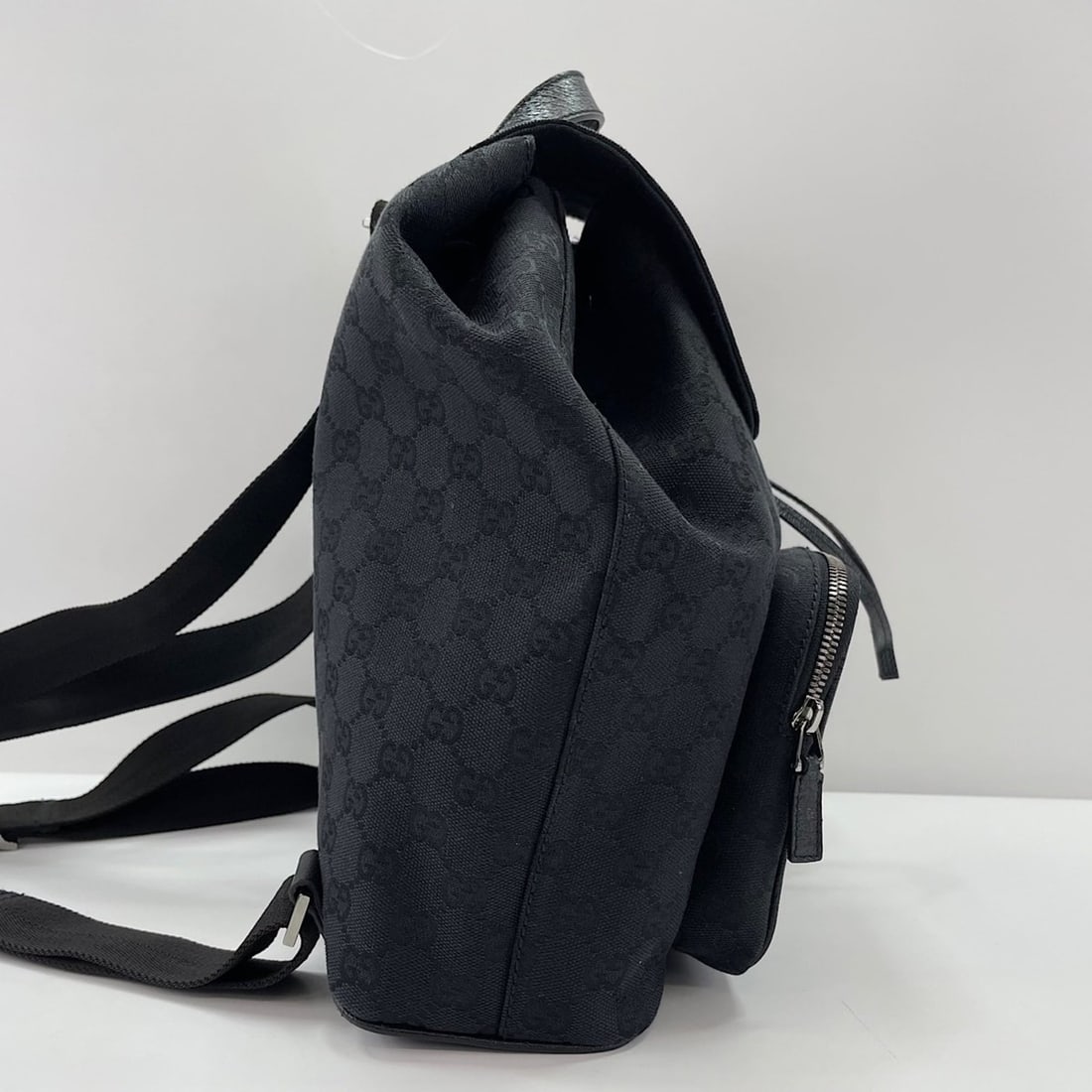 Gucci Jackie Backpack, Black - 4