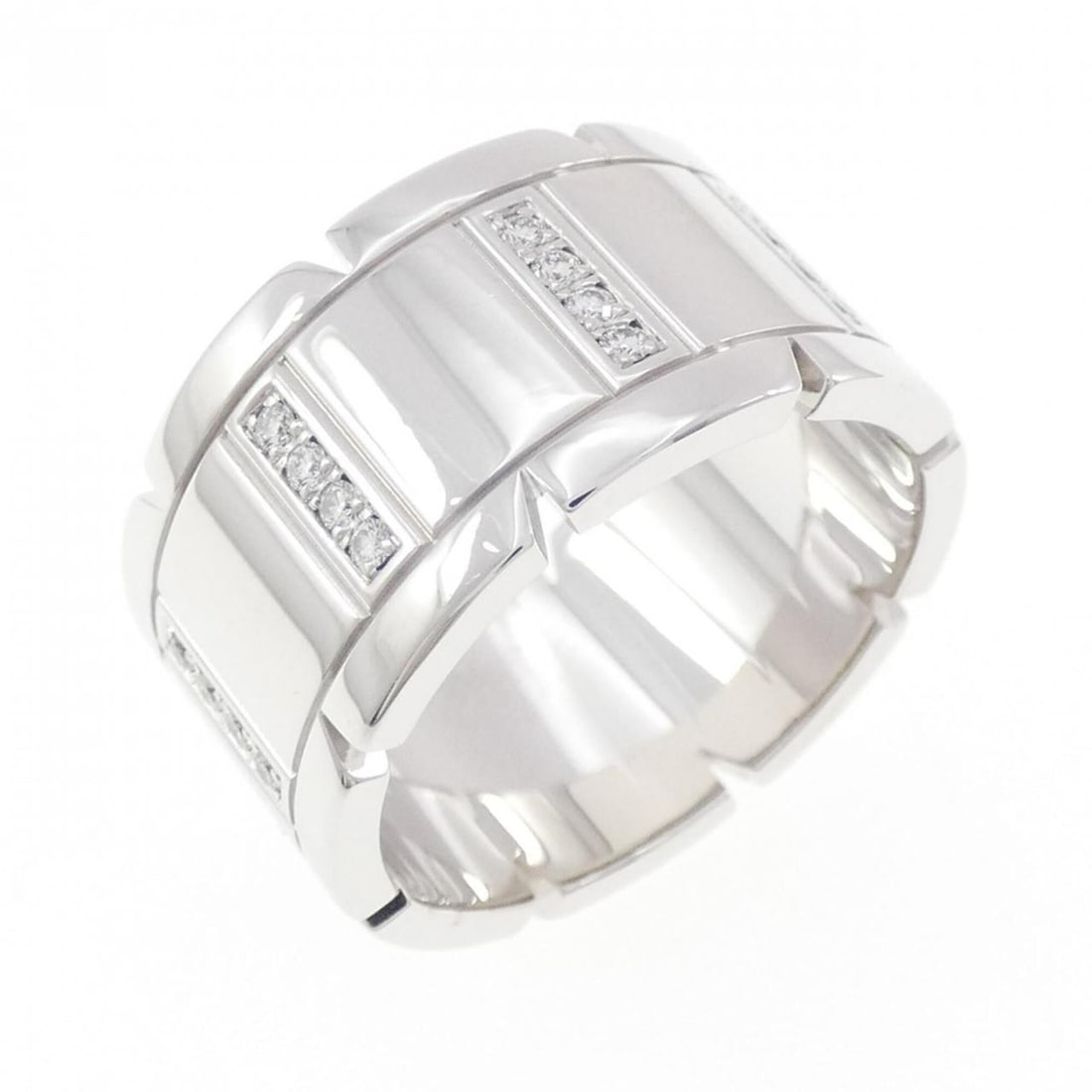 Cartier Tank Française Large Ring: --- Catalog ---Category: SizeUS Size: 10Brand Size: 60Category: DesignType: Band ringGender: MenMaterial: White gold (18K)Category: GeneralMPN: B4054700Brand: Cartier--- Item List ---Section: