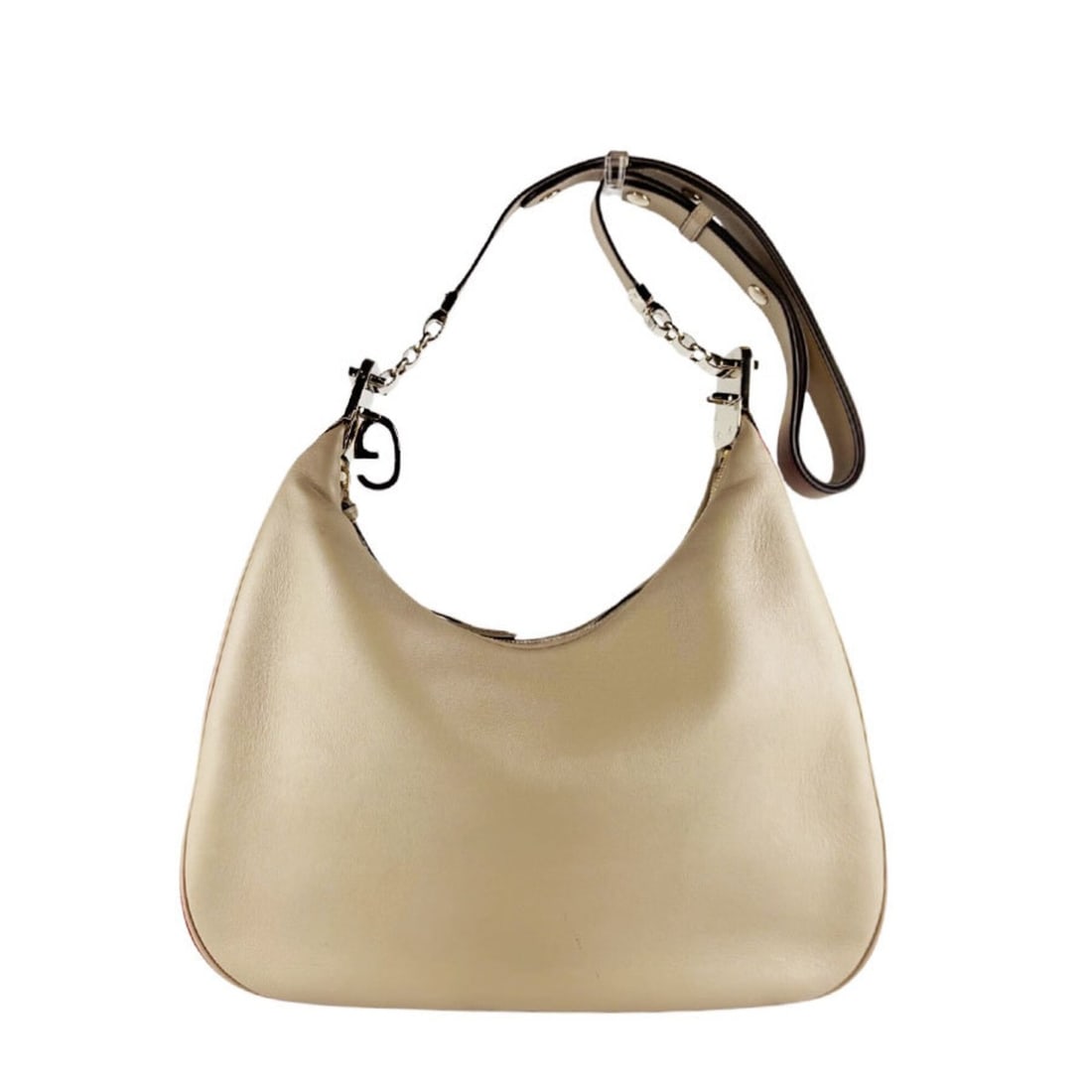 Gucci Attache Medium Shoulder Bag, Leather, Beige, Women's, 702823 z10246: --- Catalog ---Category: SizeSize (HxWxD): 30cm x 34cm x 5cm / 11.81'' x 13.38'' x 1.96''Category: DesignType: Shoulder bagColor: BeigeGender: WomenMaterial: Leather Category: GeneralMPN: 702823Brand: