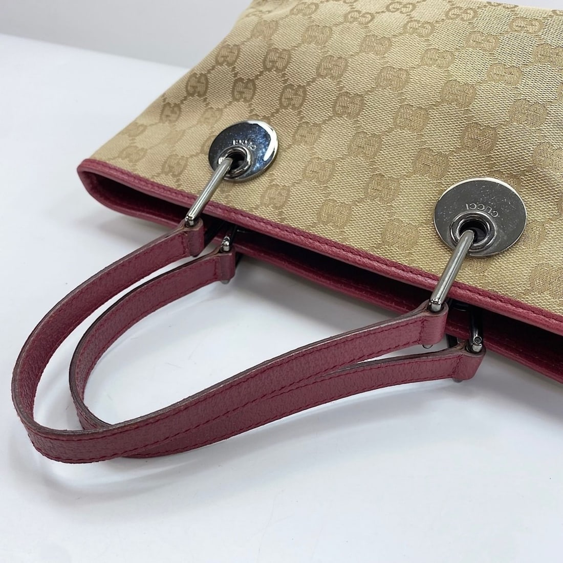Gucci handbag, beige - 10