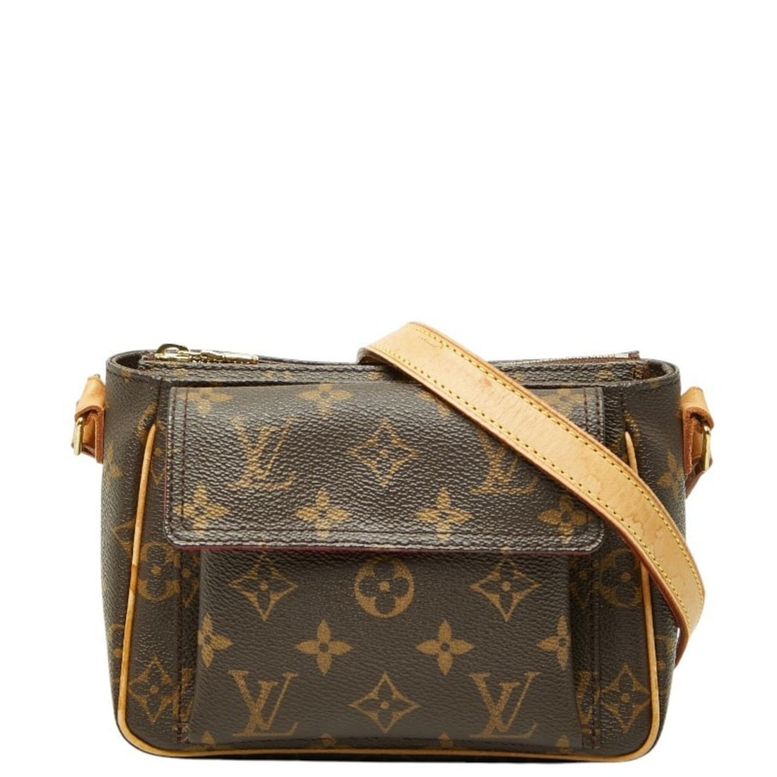Louis Vuitton Monogram Vivacite PM Crossbody Shoulder Bag M51165 Brown Leather Women's LOUIS VUITTON: --- Catalog ---Category: SizeSize (HxWxD): 12.5cm x 18cm x 8.5cm / 4.92'' x 7.08'' x 3.34''Category: DesignType: Shoulder bagColor: Brown, MonogramGender: WomenMaterial: PVC Category: GeneralMPN: M511