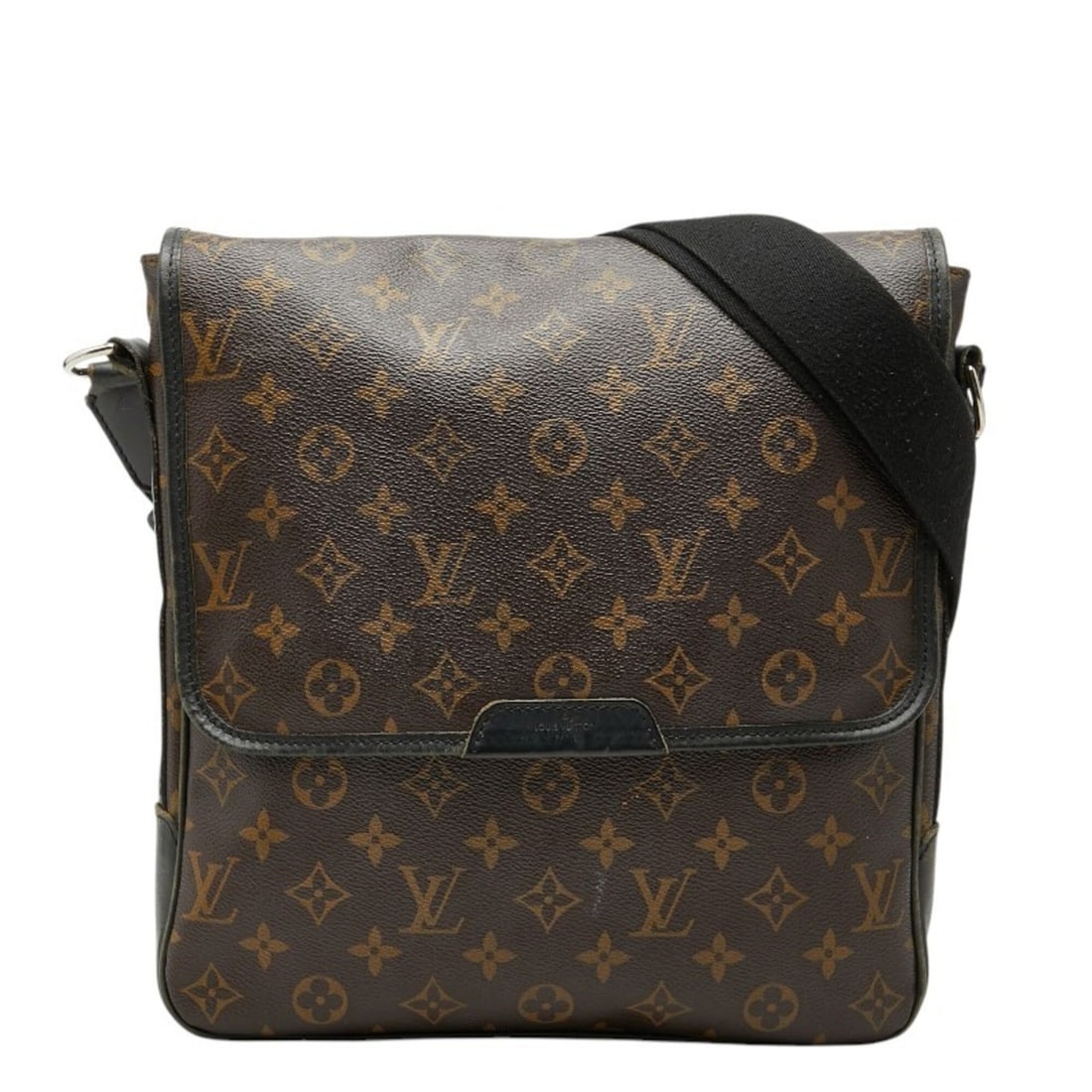 Louis Vuitton Monogram Macassar Bass MM Crossbody Shoulder Bag M56715 Brown Black Leather Women's: --- Catalog ---Category: SizeSize (HxWxD): 31cm x 27cm x 4cm / 12.2'' x 10.62'' x 1.57''Category: DesignType: Shoulder bagColor: Black, Brown, Monogram MacassarGender: WomenMaterial: PVC , Leather Cat