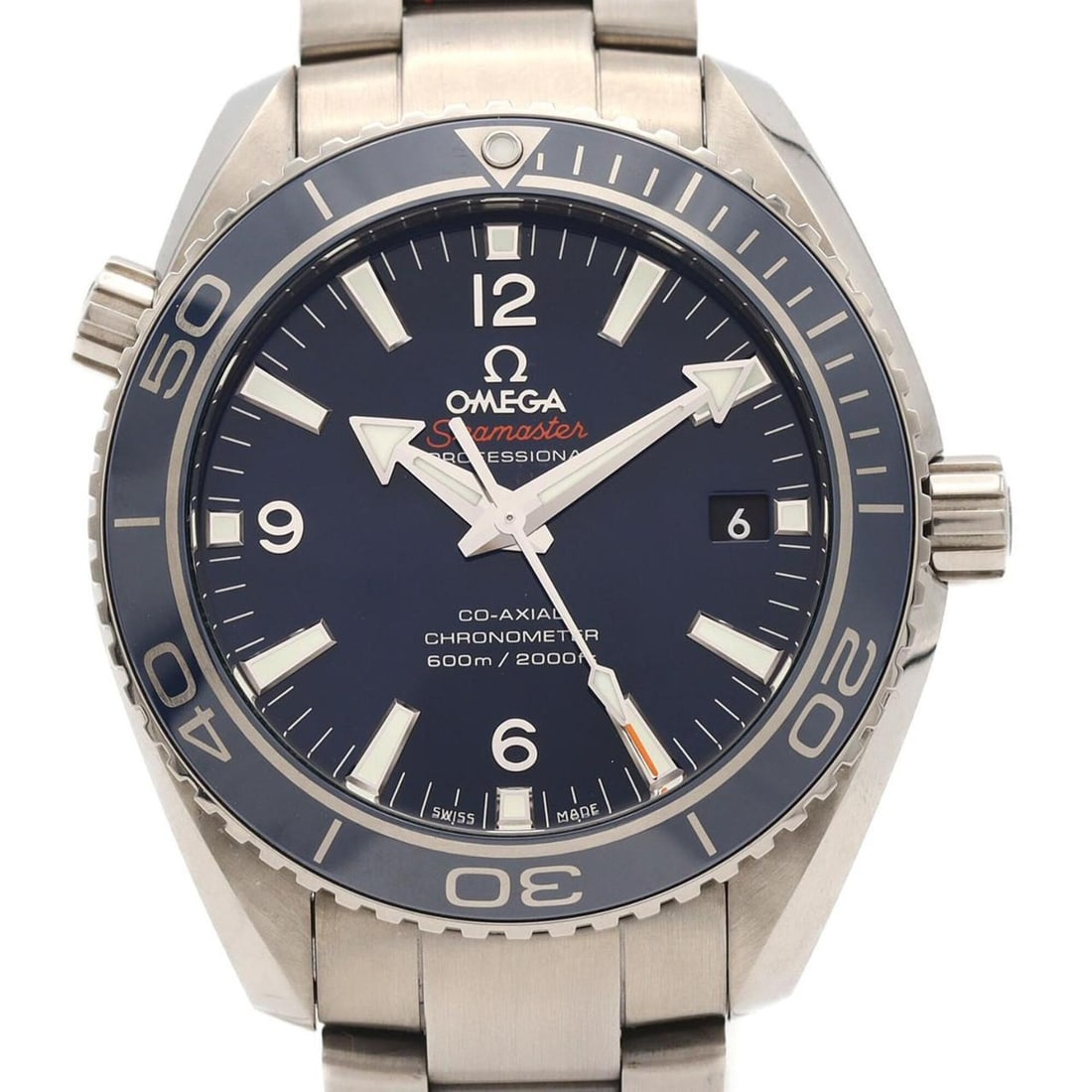 Omega Seamaster Planet Ocean Liquidmetal TI 232.90.42.21.03.001 Automatic Watch: --- Catalog ---Category: SizeWrist Size: 18cm / 7.08''Case Diameter: 42mm / 1.65''Category: DesignType: WristwatchGender: MenColor (Dial): BlueMaterial (Band): TitaniumMaterial (Case): TitaniumCategor