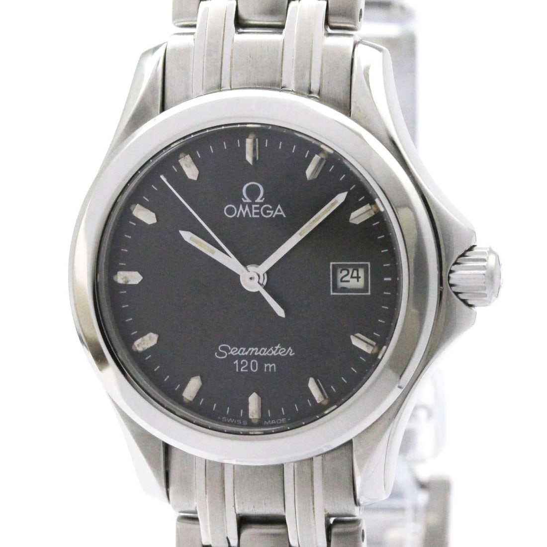 OMEGA Seamaster 120M Steel Quartz Ladies Watch 2571.41 Polished: --- Catalog ---Category: SizeCase Diameter: 29mm / 1.14''Category: DesignType: WristwatchStyle: SportGender: WomenColor (Dial): GrayMaterial (Band): Stainless steelMaterial (Case): Stainless steelCate
