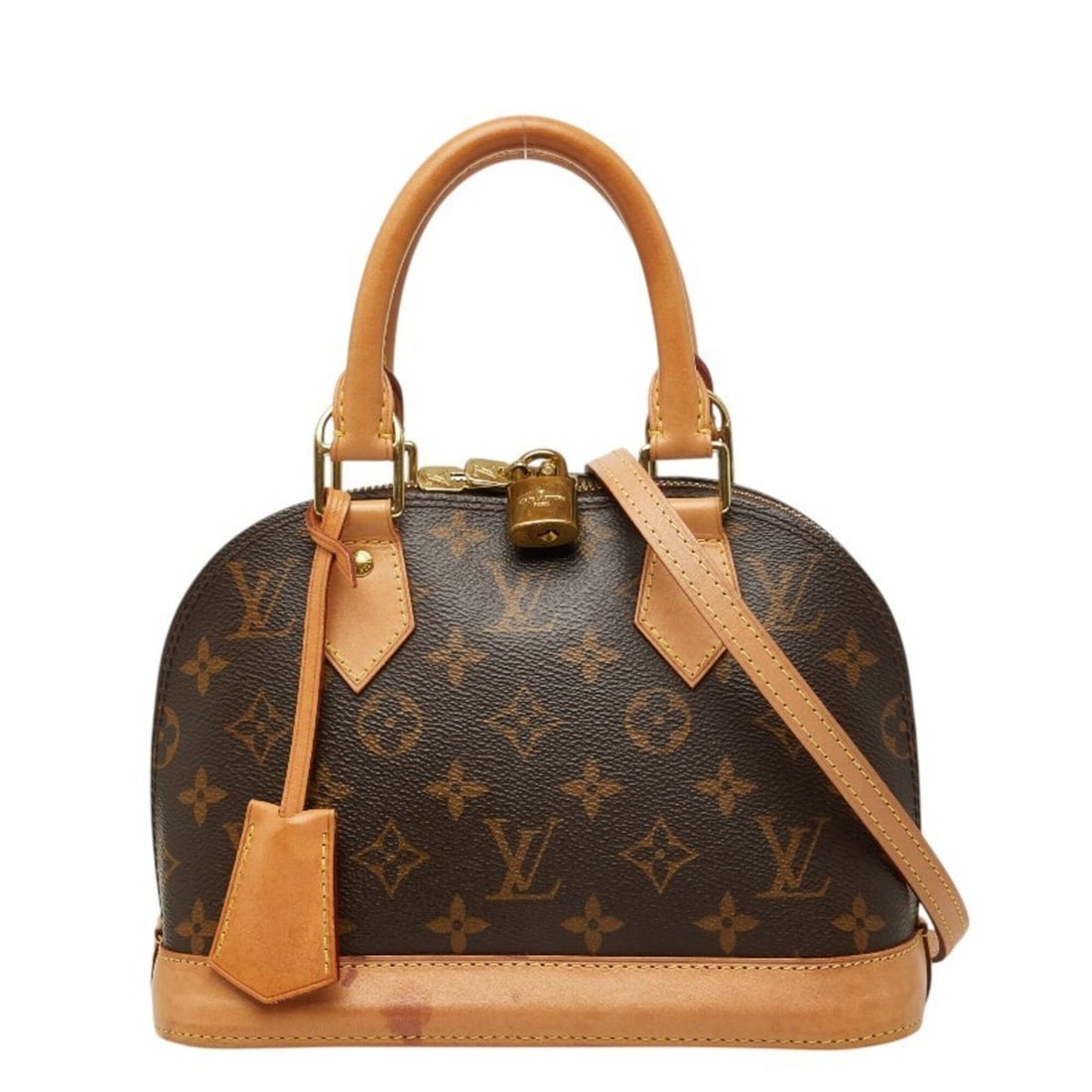Louis Vuitton Monogram Alma BB Handbag Shoulder Bag 2WAY M53152 Brown Leather Women's LOUIS VUITTON: --- Catalog ---Category: SizeSize (HxWxD): 17.5cm x 23.5cm x 12cm / 6.88'' x 9.25'' x 4.72''Category: DesignType: Handbag, Shoulder bagColor: Brown, MonogramGender: WomenMaterial: PVC , Leather Catego
