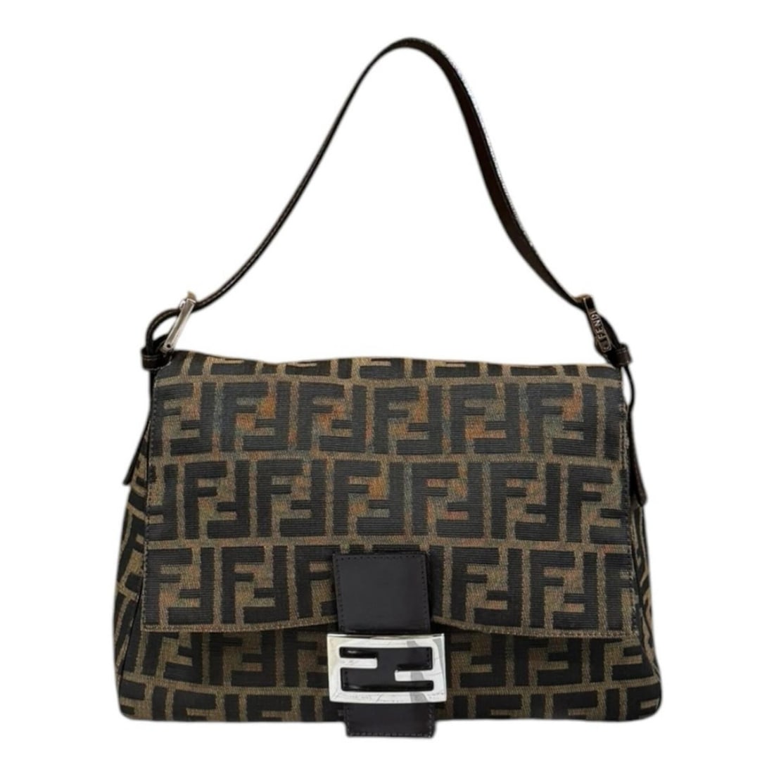Fendi Mamma Bucket Zucca Shoulder Bag, Canvas 26325, Brown, Women's FENDI (1 of 11)