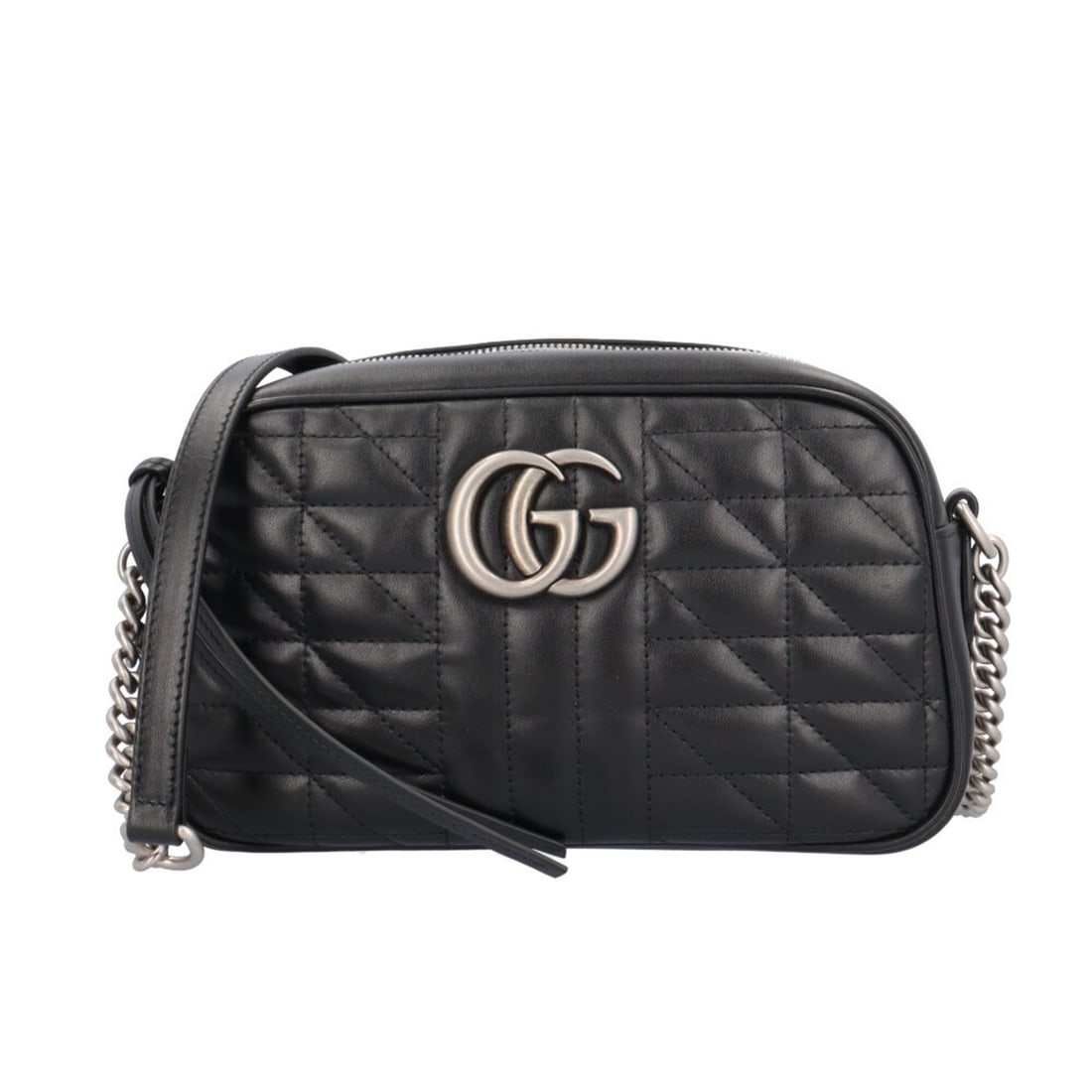 Gucci Small Camera Bag GG Marmont Shoulder Handbag Leather 447632 Black Women's GUCCI: --- Catalog ---Category: SizeWeight: 415g / 14.63oz.Size (HxWxD): 15cm x 24cm x 7cm / 5.9'' x 9.44'' x 2.75''Strap Length: 124.5cm - 132cm / 49.01'' - 51.96''Category: DesignType: Handbag, Shoulder ba