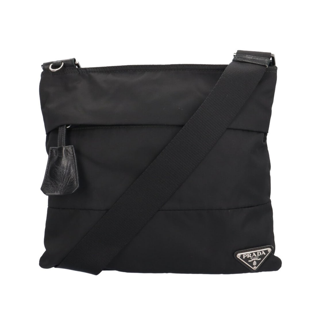 Prada Shoulder Bag Handbag Nylon BT0741 Black Women's PRADA: --- Catalog ---Category: SizeWeight: 355g / 12.52oz.Size (HxWxD): 24.5cm x 29cm x 1.5cm / 9.64'' x 11.41'' x 0.59''Strap Length: 71cm - 130cm / 27.95'' - 51.18''Category: DesignType: Handbag, Shoulder