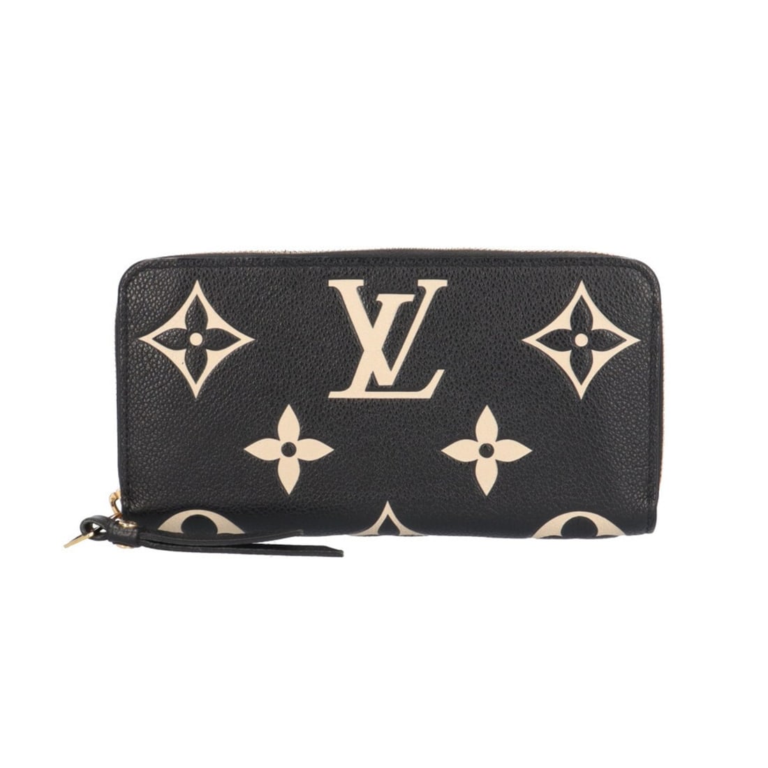 Louis Vuitton Zippy Wallet Bicolor Monogram Empreinte Long M80481 Women's LOUIS VUITTON: --- Catalog ---Category: SizeWeight: 250g / 8.81oz.Size (HxWxD): 10.5cm x 19cm x 2.5cm / 4.13'' x 7.48'' x 0.98''Category: DesignType: Long wallet (bi-fold)Color: Beige, BlackGender: WomenClosure: Zip