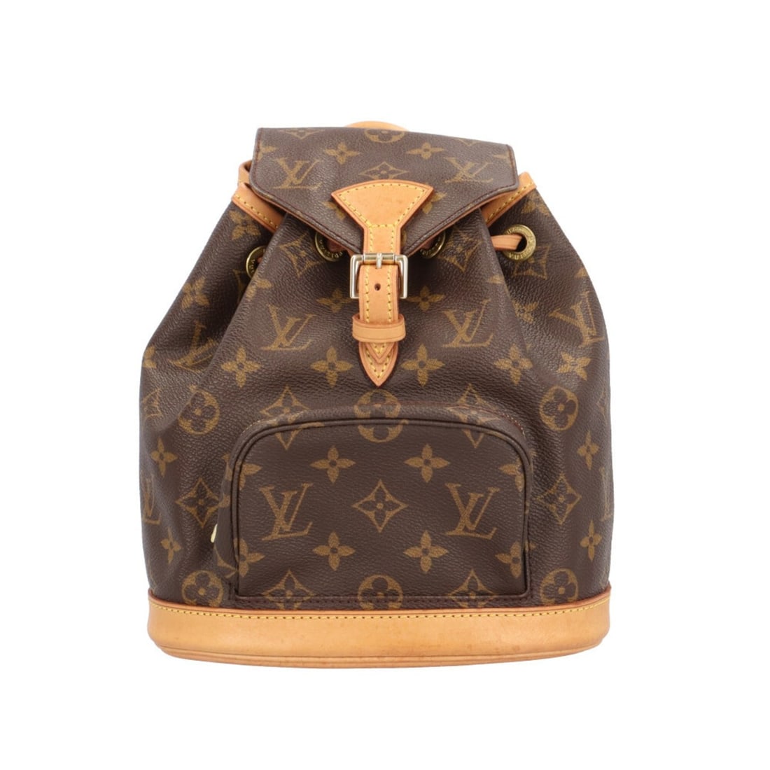 Louis Vuitton Mini Montsouris Monogram Backpack/Daypack, Canvas M51137, Women's LOUIS VUITTON: --- Catalog ---Category: DesignType: BackpackColor: BrownGender: WomenHandmade: YesMaterial: Monogram Category: GeneralLine: MonogramBrand: Louis VuittonCountry of Origin: France--- Item List ---Secti