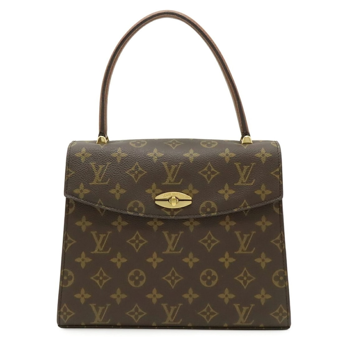 LOUIS VUITTON Louis Vuitton Monogram Malesherbes Handbag Flap Bag M51379: --- Catalog ---Category: SizeSize (HxWxD): 21cm x 26cm x 6.5cm / 8.26'' x 10.23'' x 2.55''Category: DesignType: HandbagColor: BrownGender: WomenMaterial: Monogram , Canvas , PVC , Coated canvas Catego
